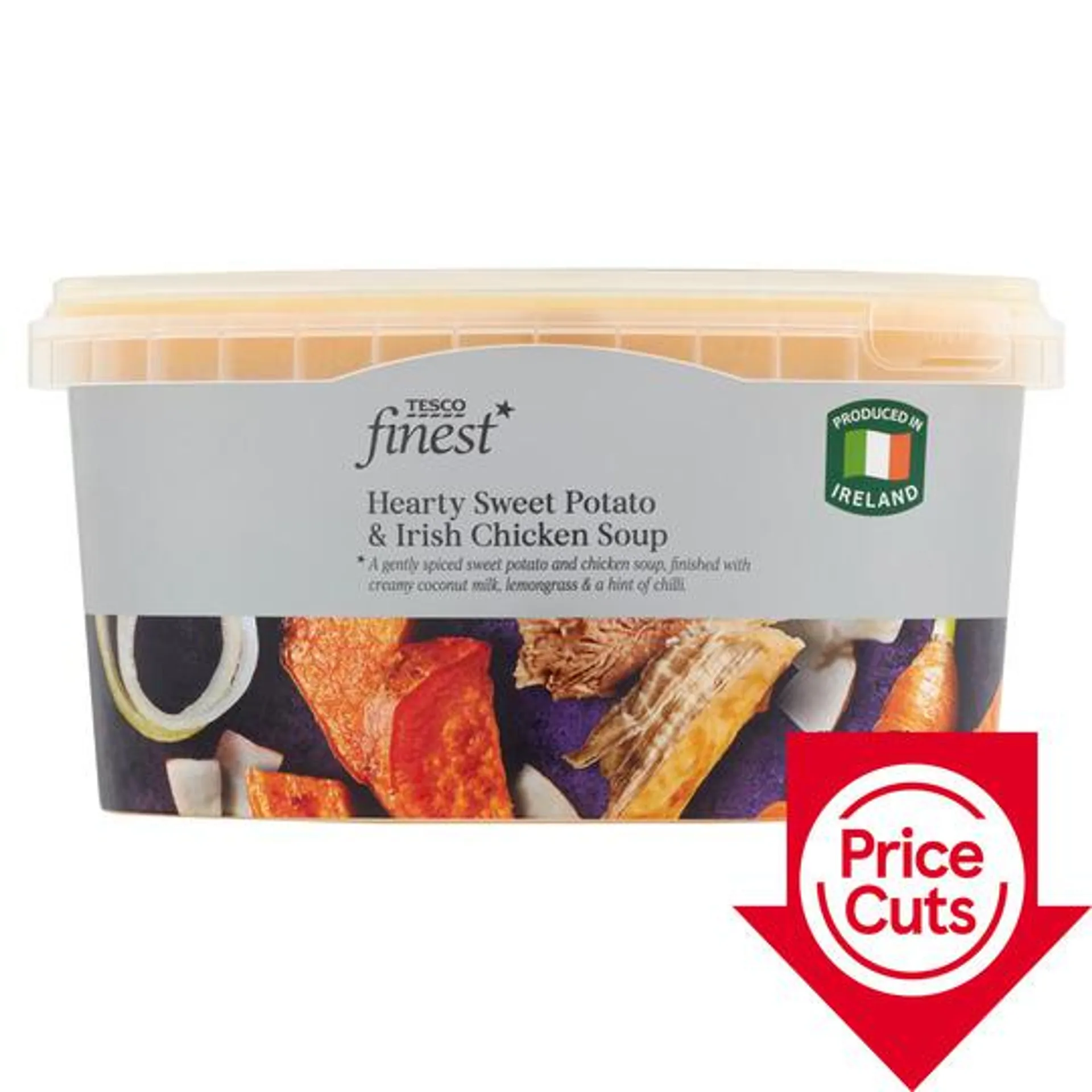 Tesco Finest* Hearty Swt/Pot And Irish Chicken Soup 400G