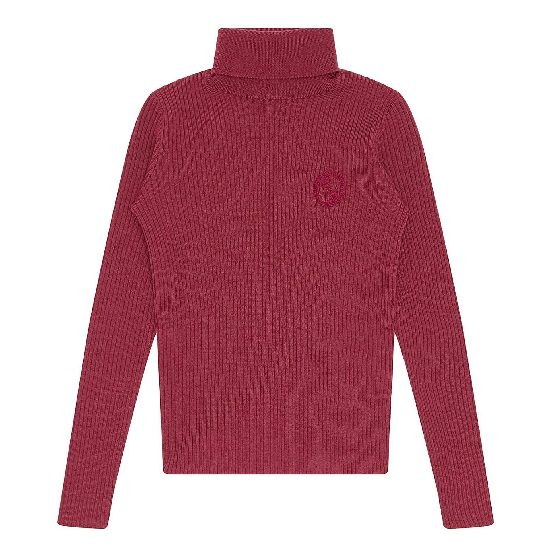 Rib Knit Turtleneck Top