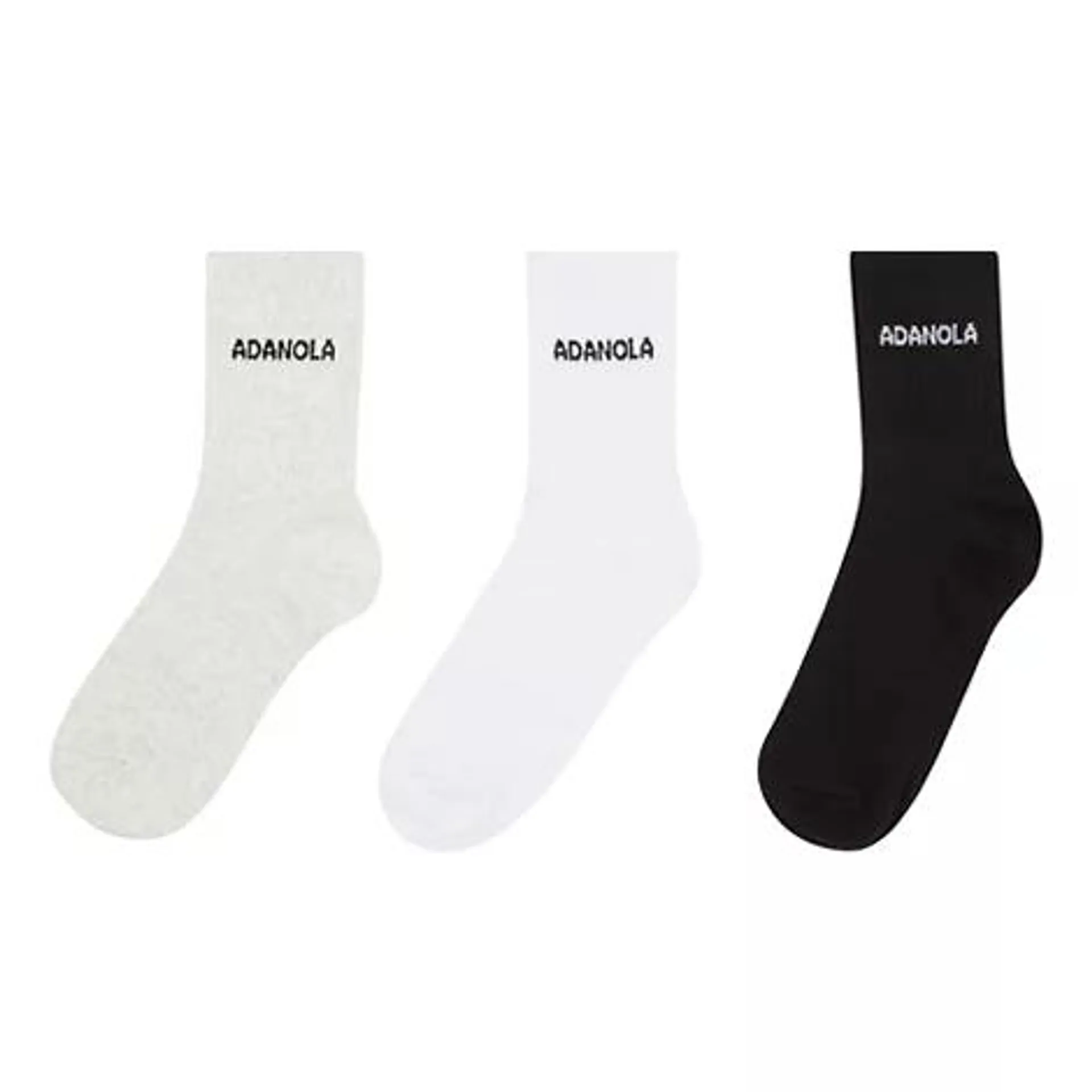 Three-Pack Bold Logo Socks