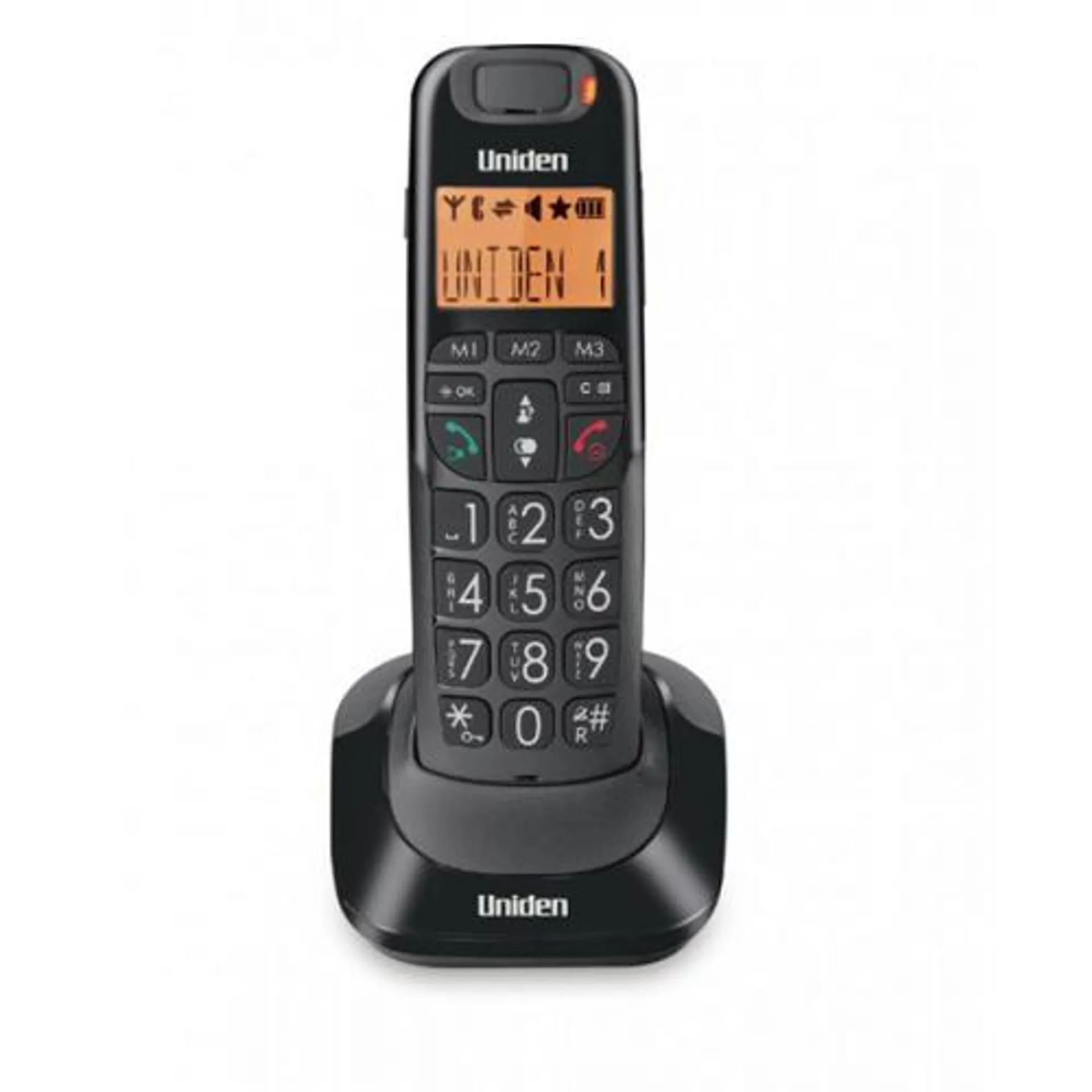 UNIDEN BIG BUTTON CORDLESS PHONE WITH AUDIO BOOST