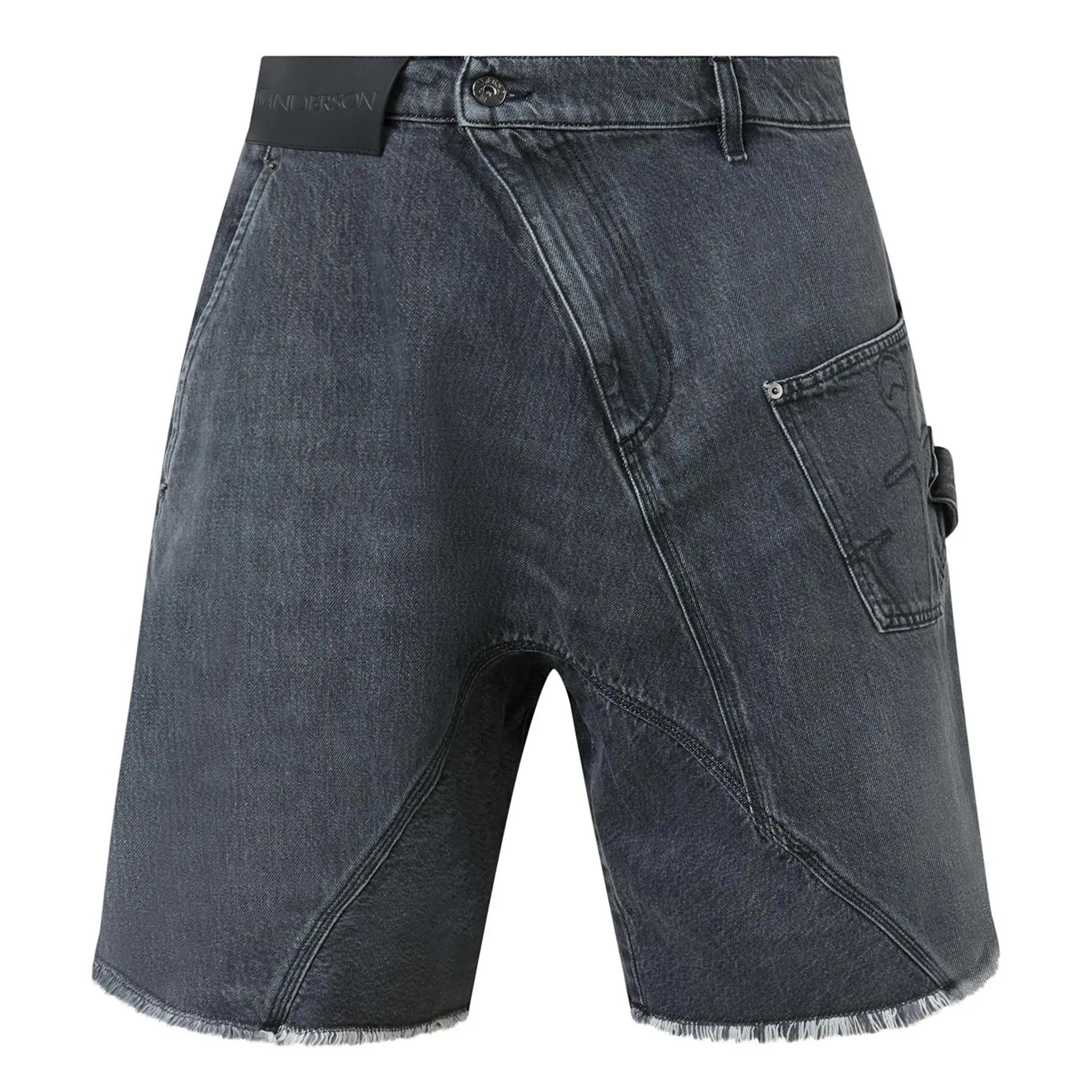 Twisted Workwear Denim Shorts