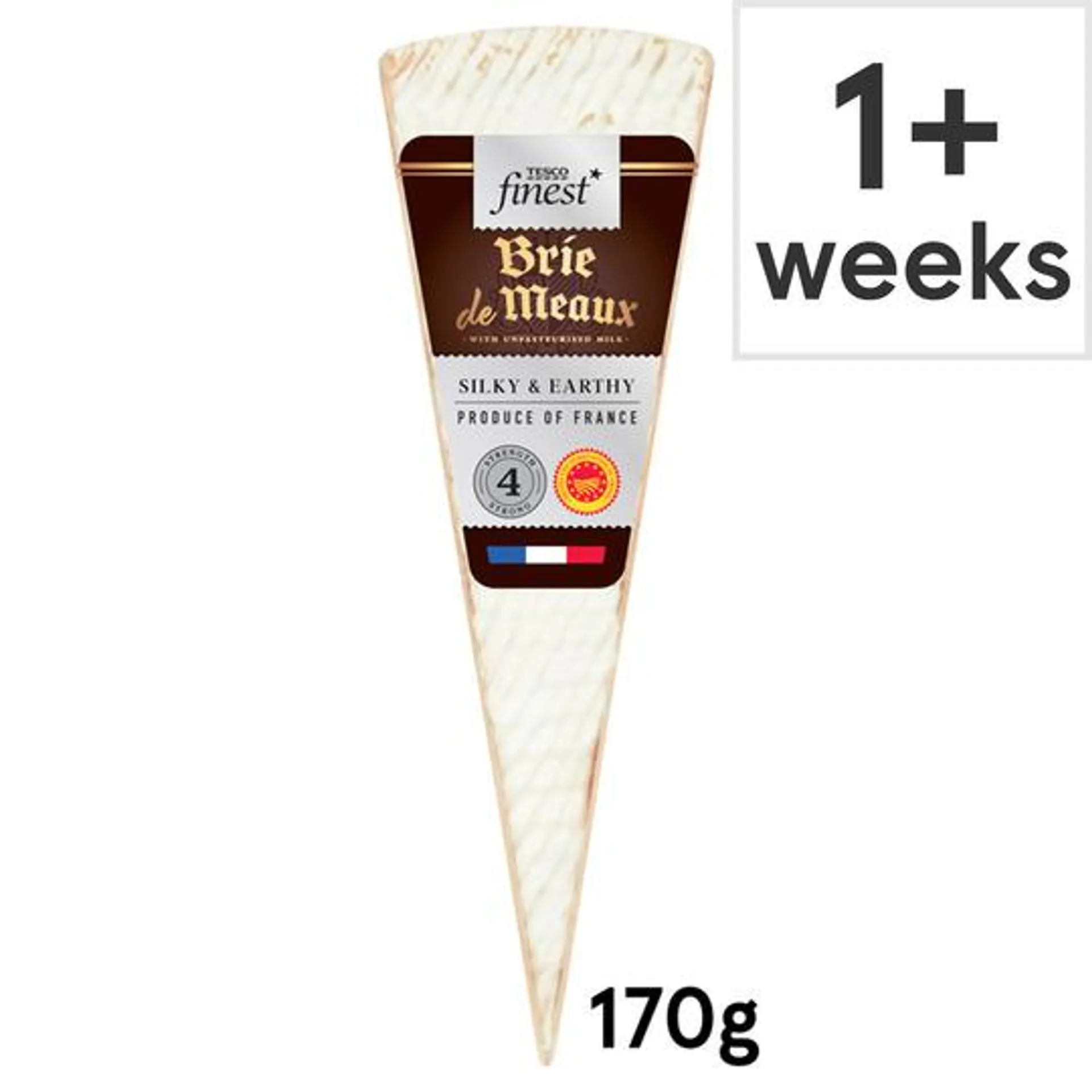 Tesco Finest Brie De Meaux Aop Portion 170G