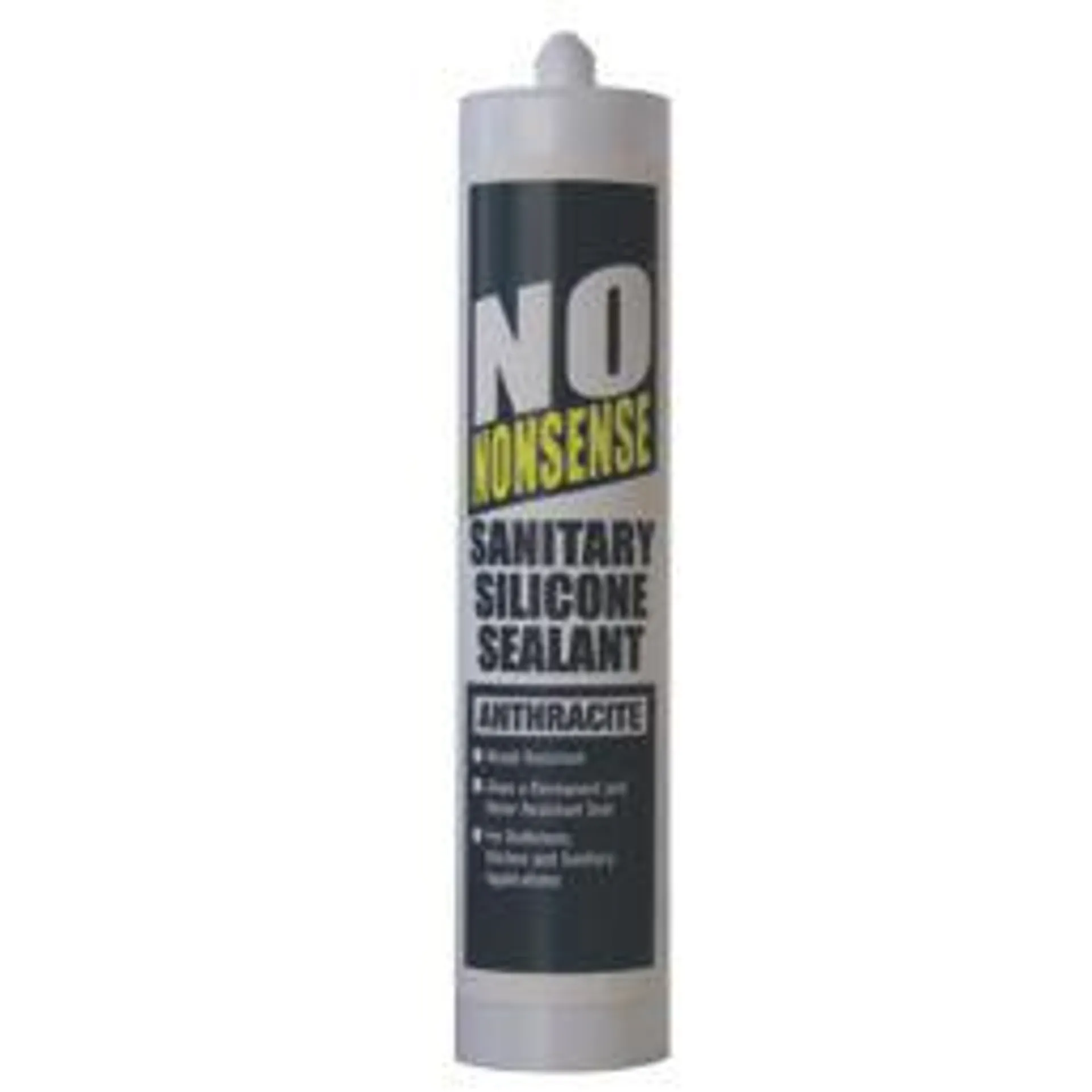No Nonsense Sanitary Silicone Sealant Anthracite 310ml
