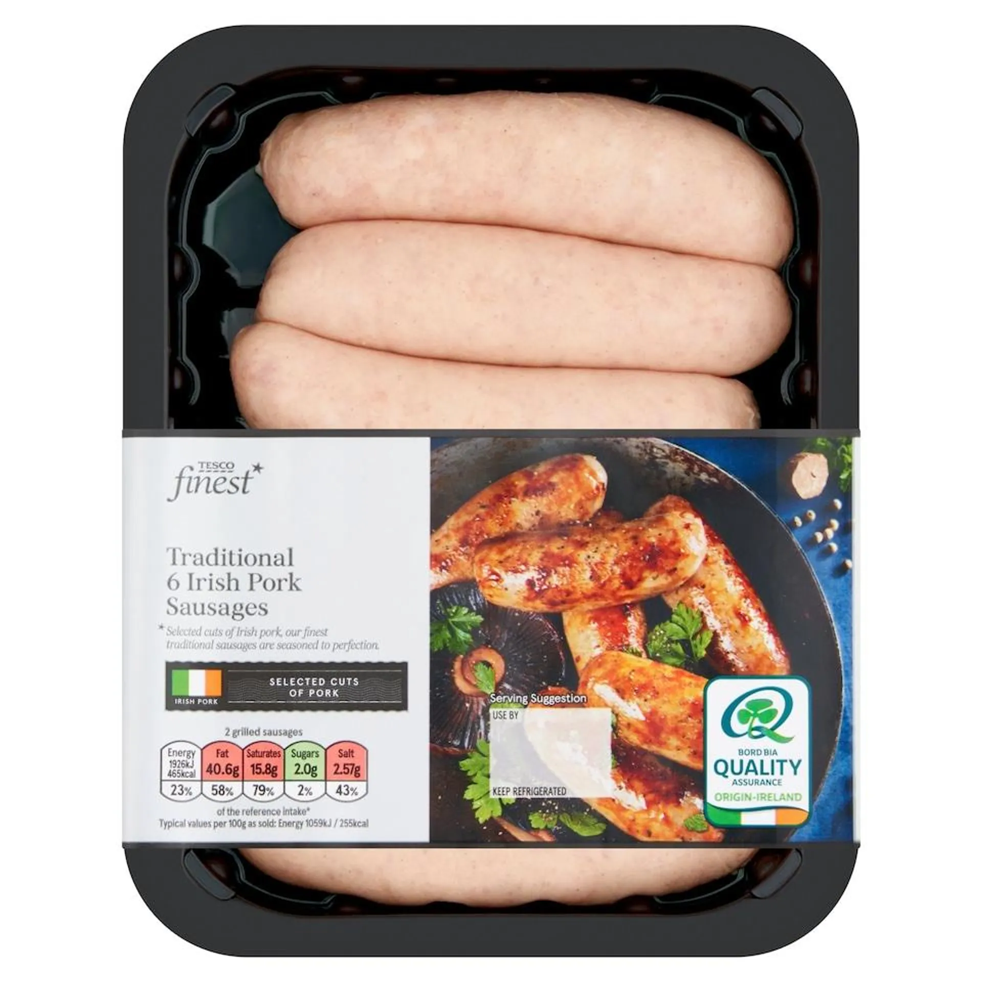 Tesco Finest Pork Sausages 454G