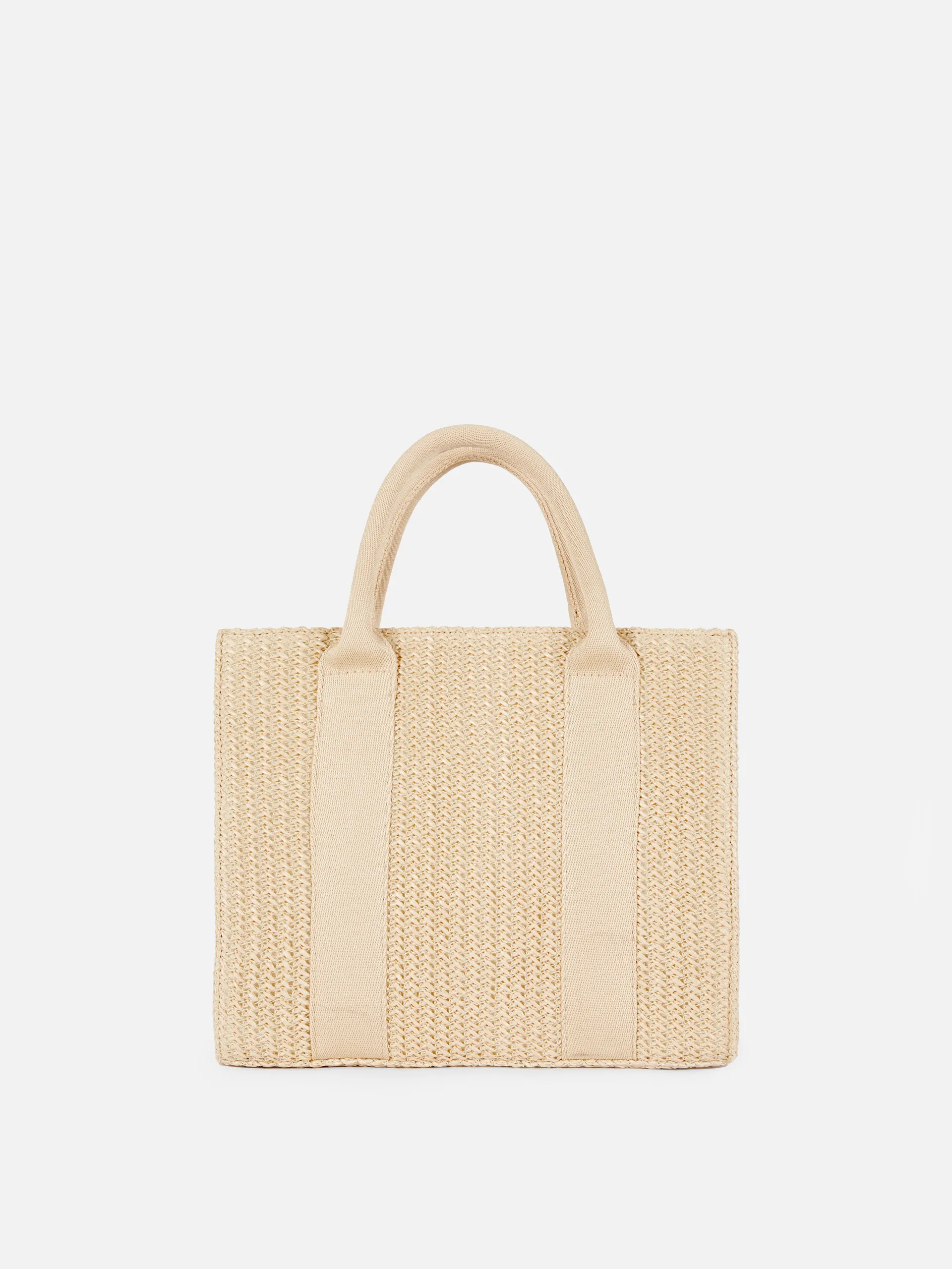 Mini Straw Tote Bag