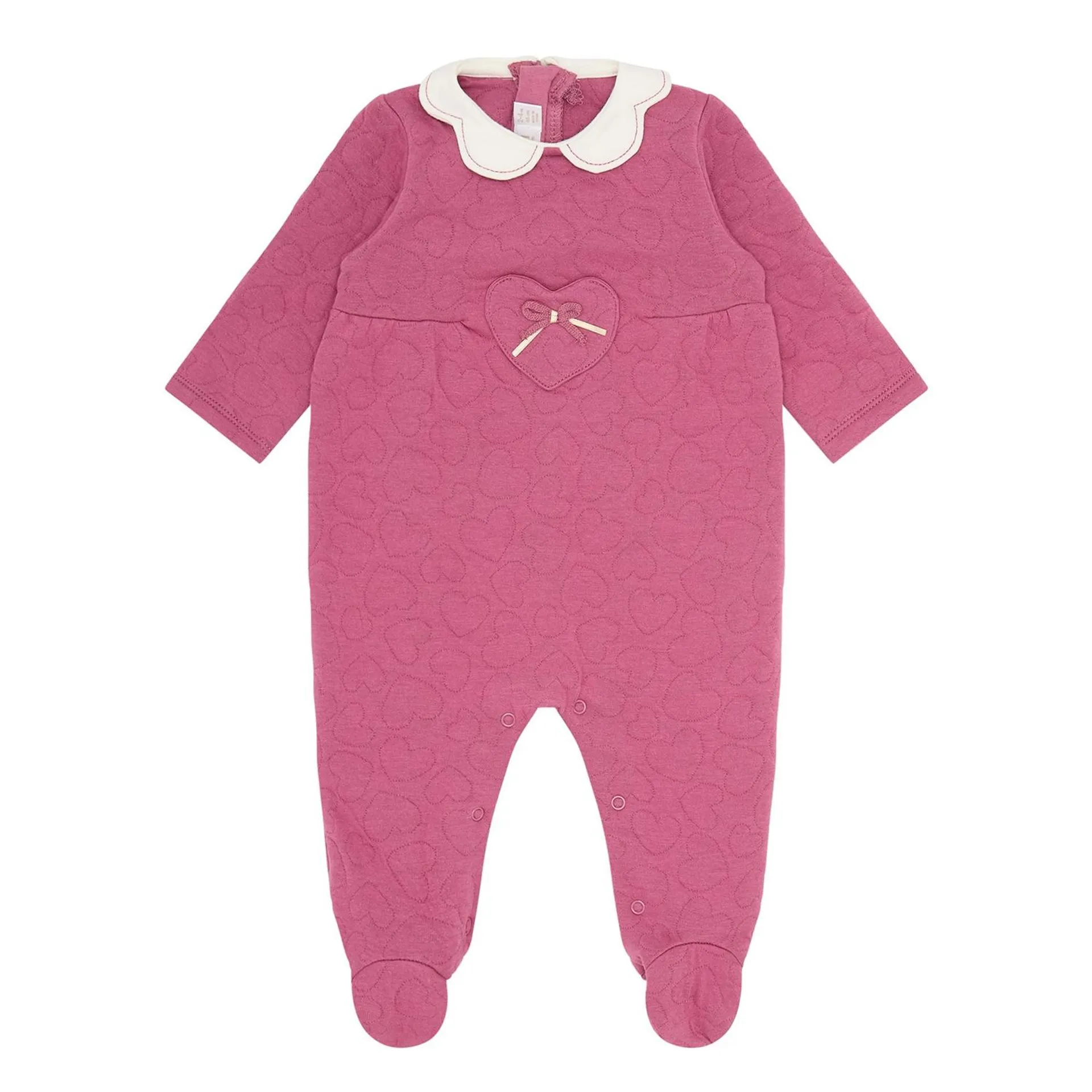 Textured Heart Onesie