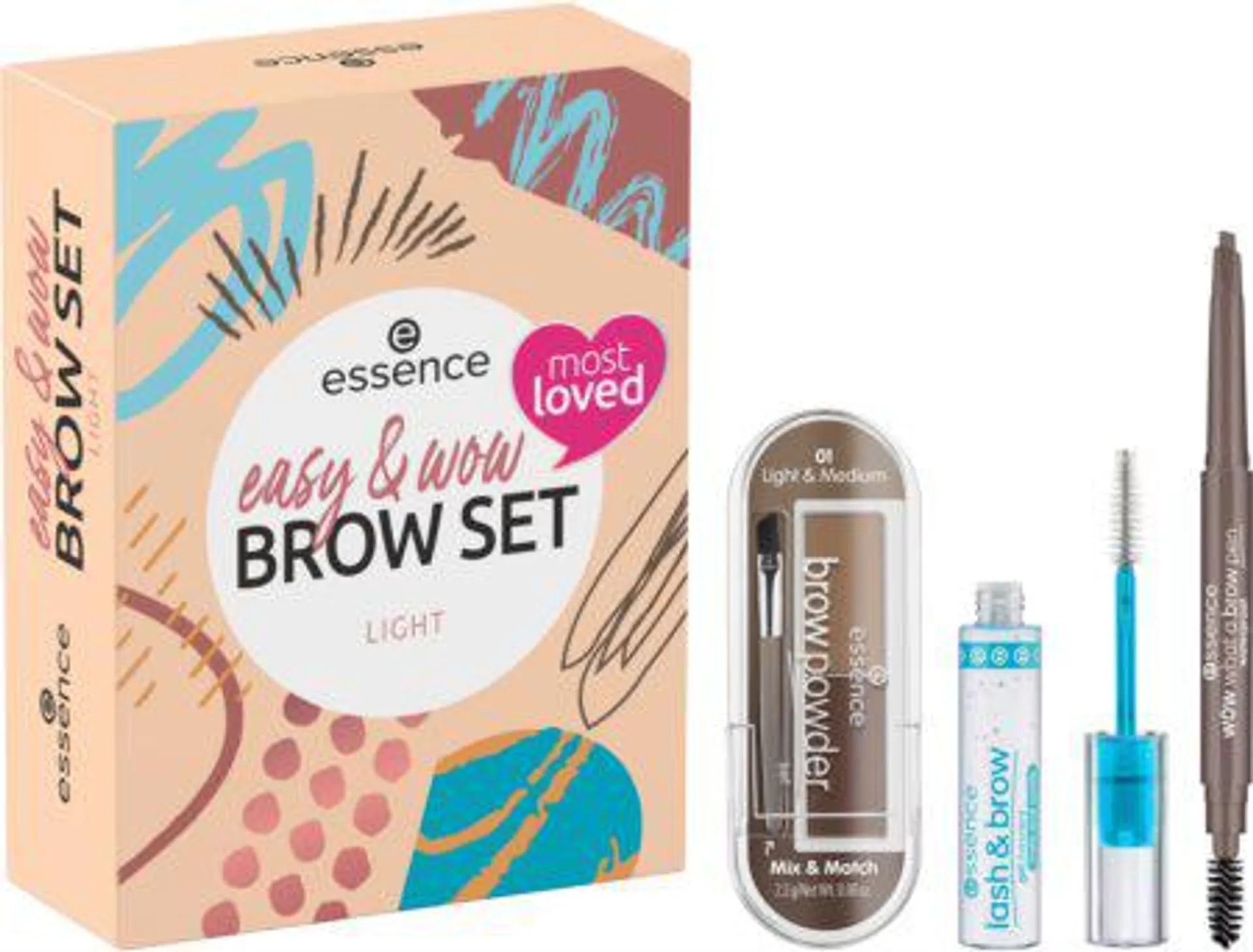 Gift Set Light (for eyebrows) shade