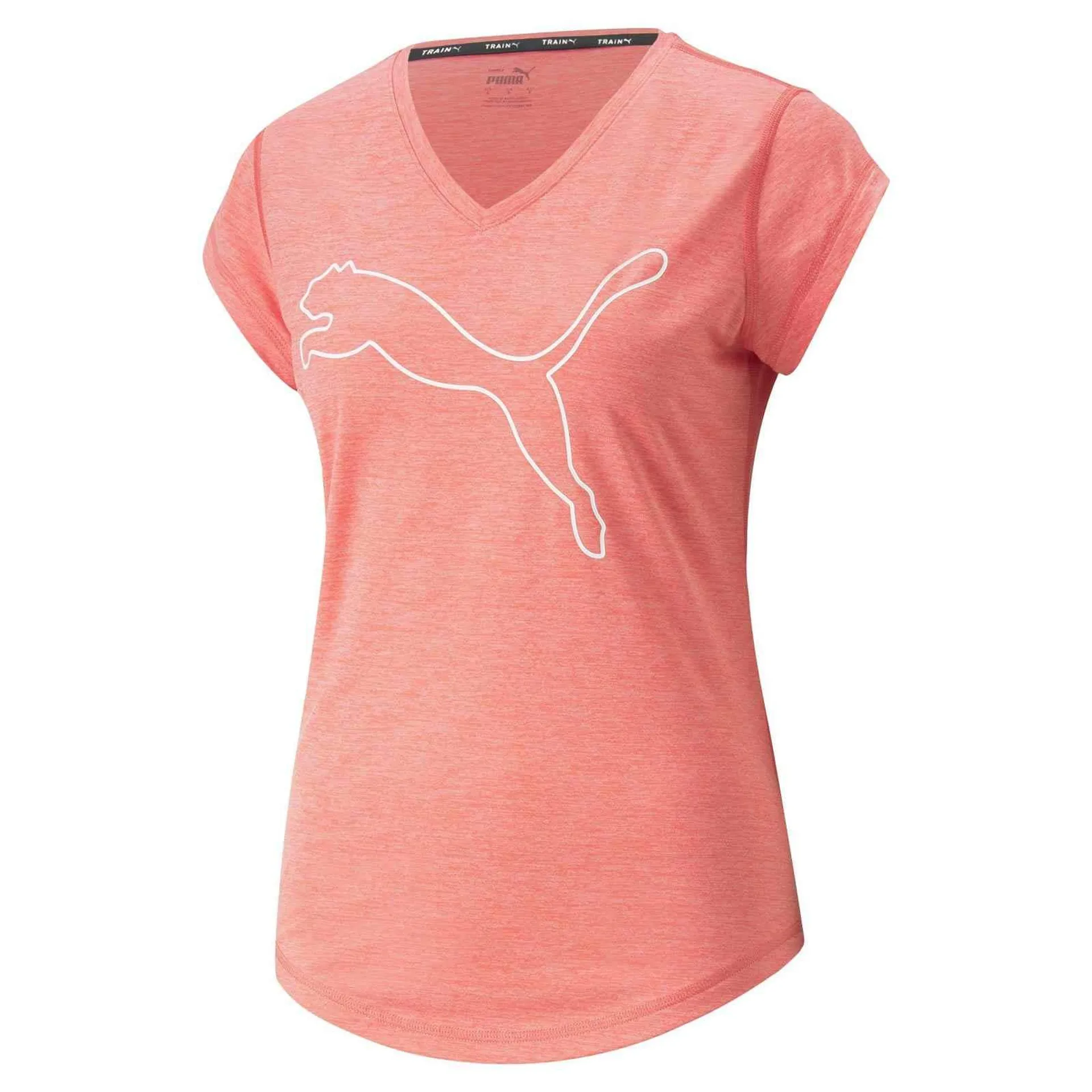 PUMA FAVOURITE HEATHER CAT WOMENS TRAINING T-SHIRT