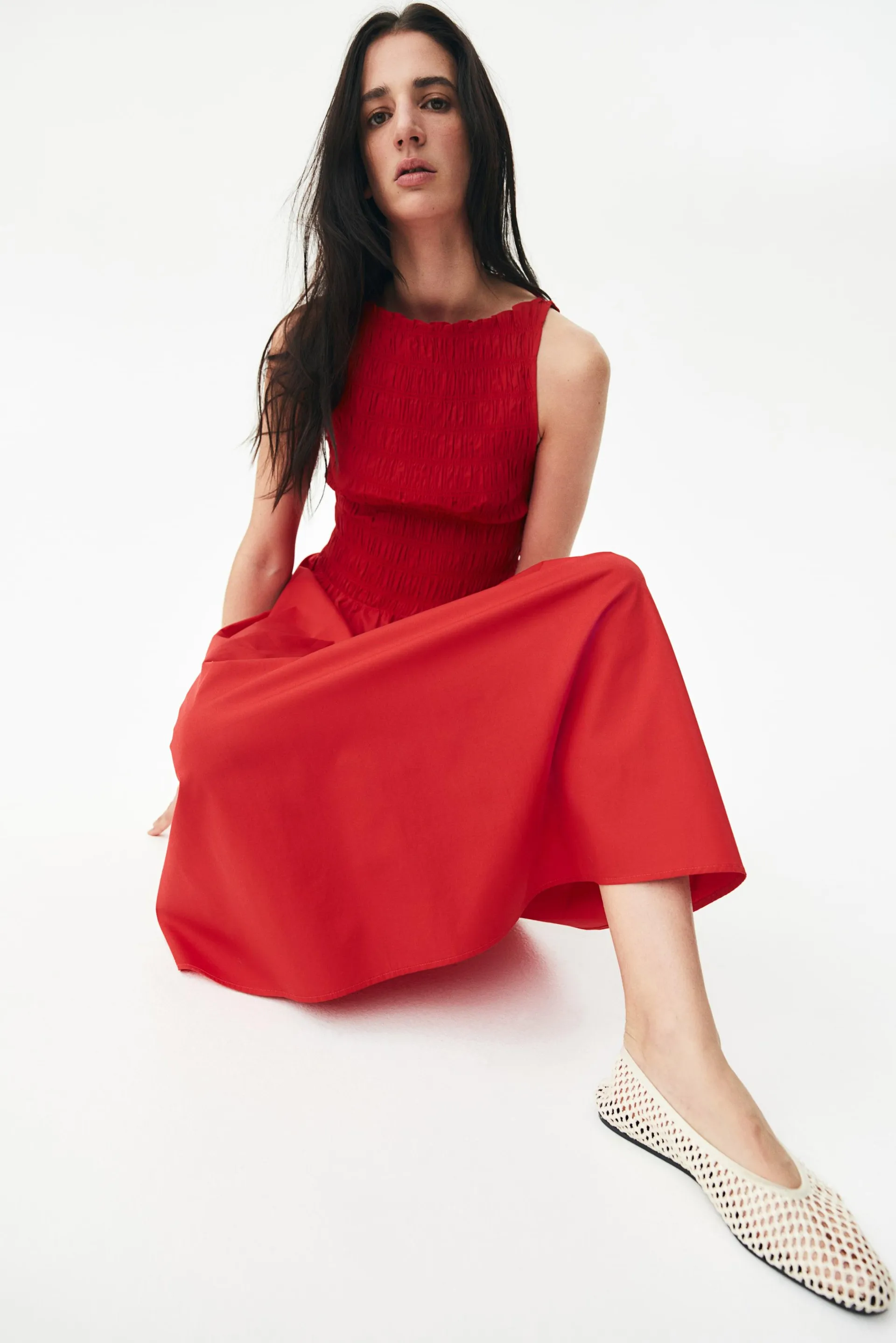Braided ballet pumps