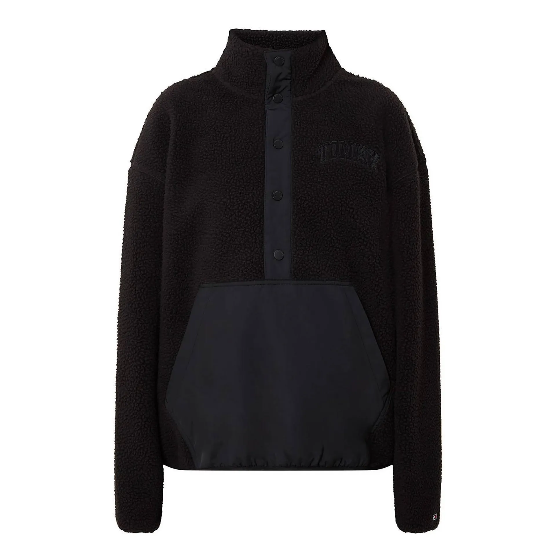 Varsity Half-Button Sherpa Sweatshirt