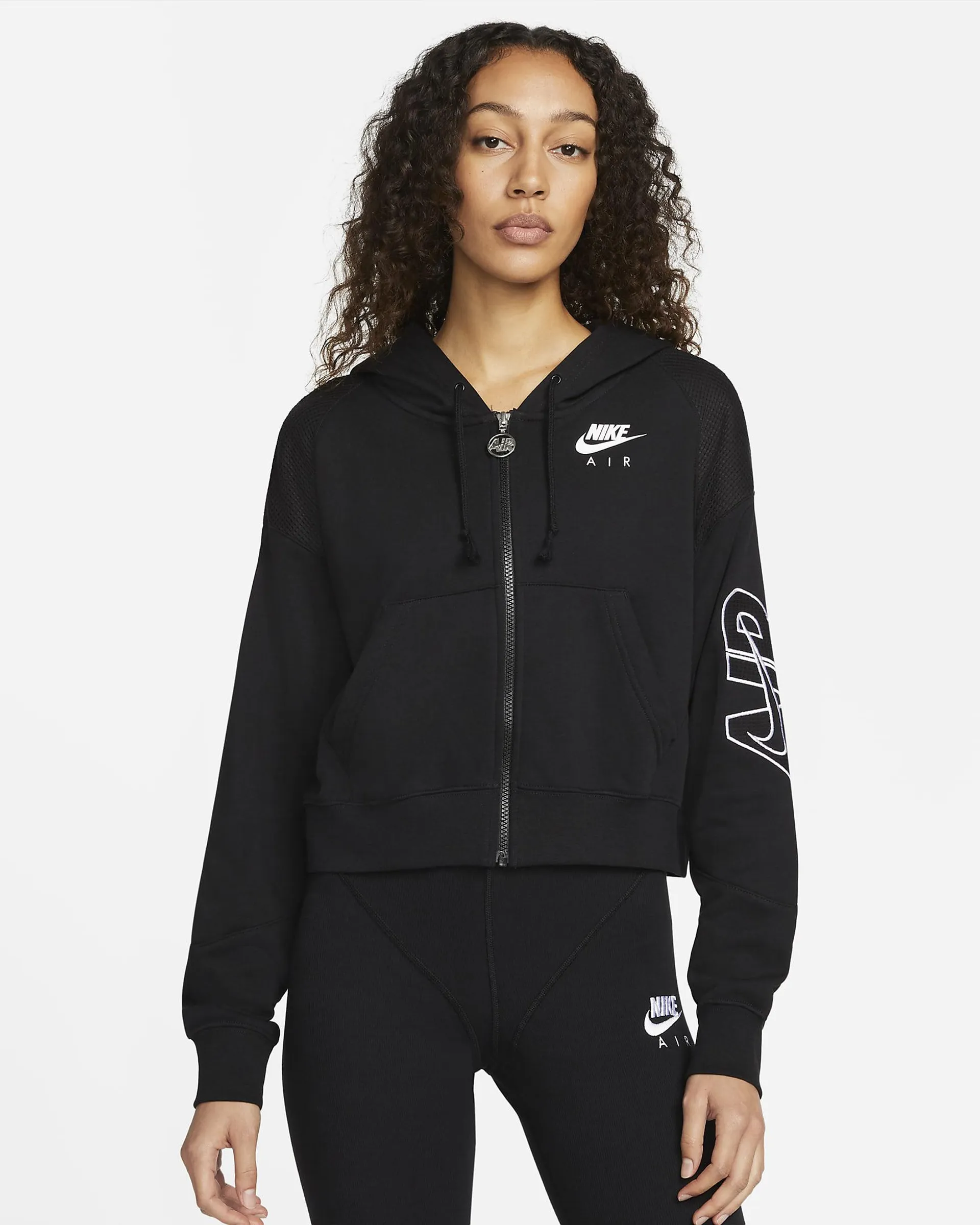 Women's Oversized Full-Zip Fleece Hoodie