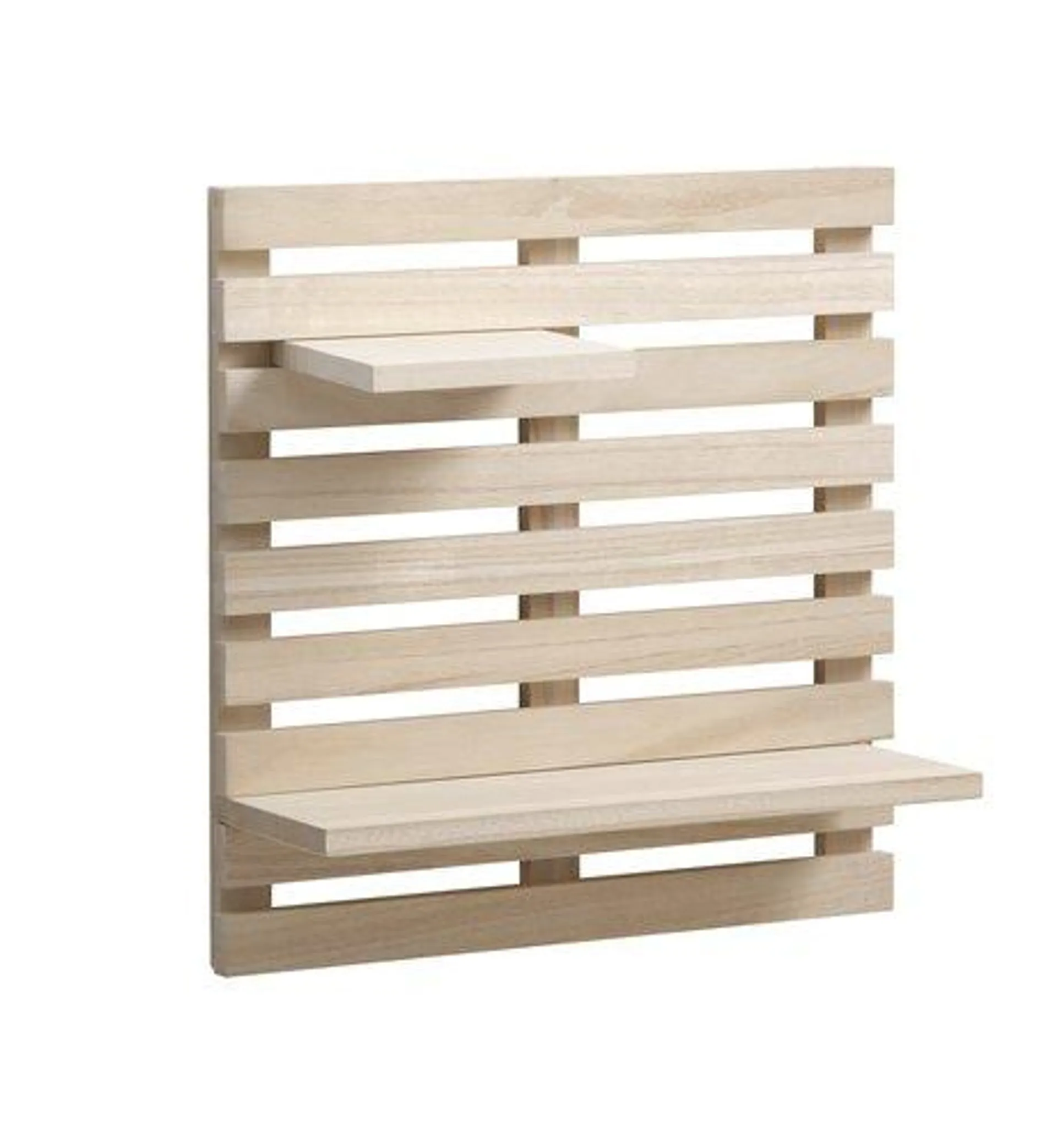 Wall shelf KETTINGE 2 shelves natural