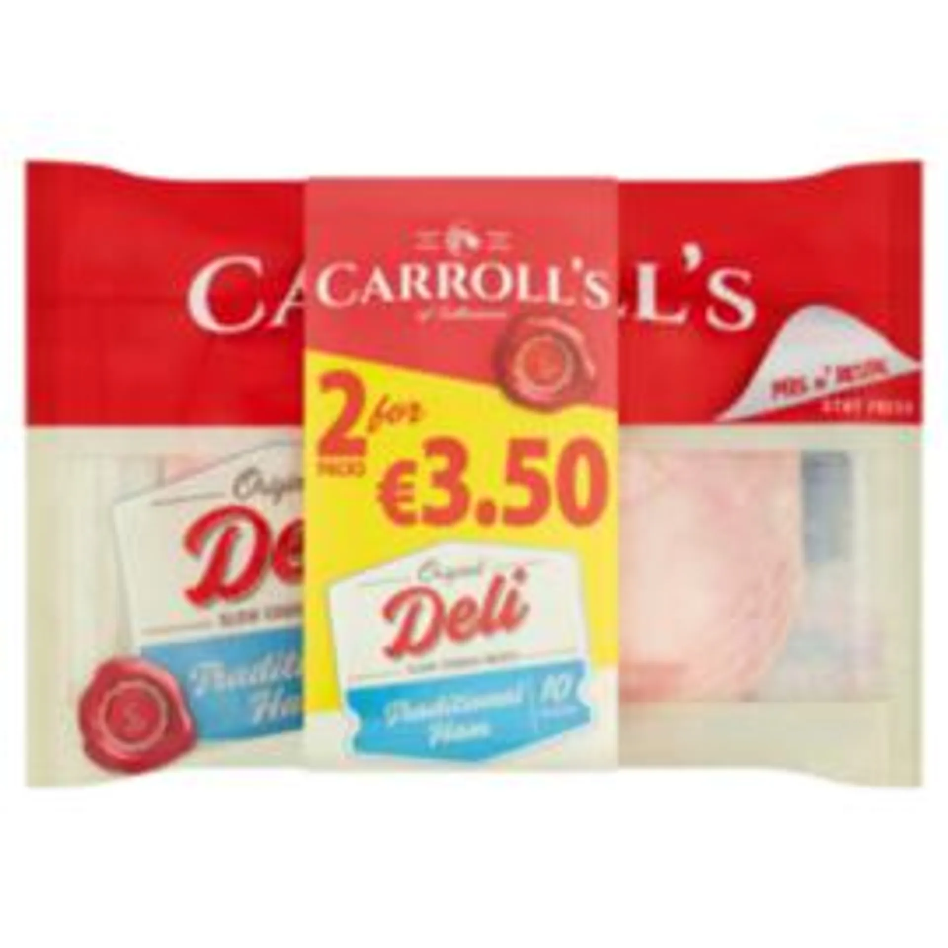 Carroll's Traditional Ham Twin Pack 2 for €3.50 PMP