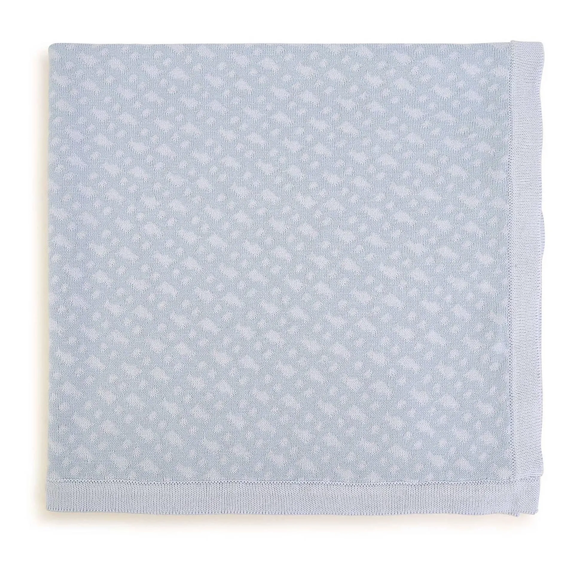 Monogram Motif Cotton Blanket