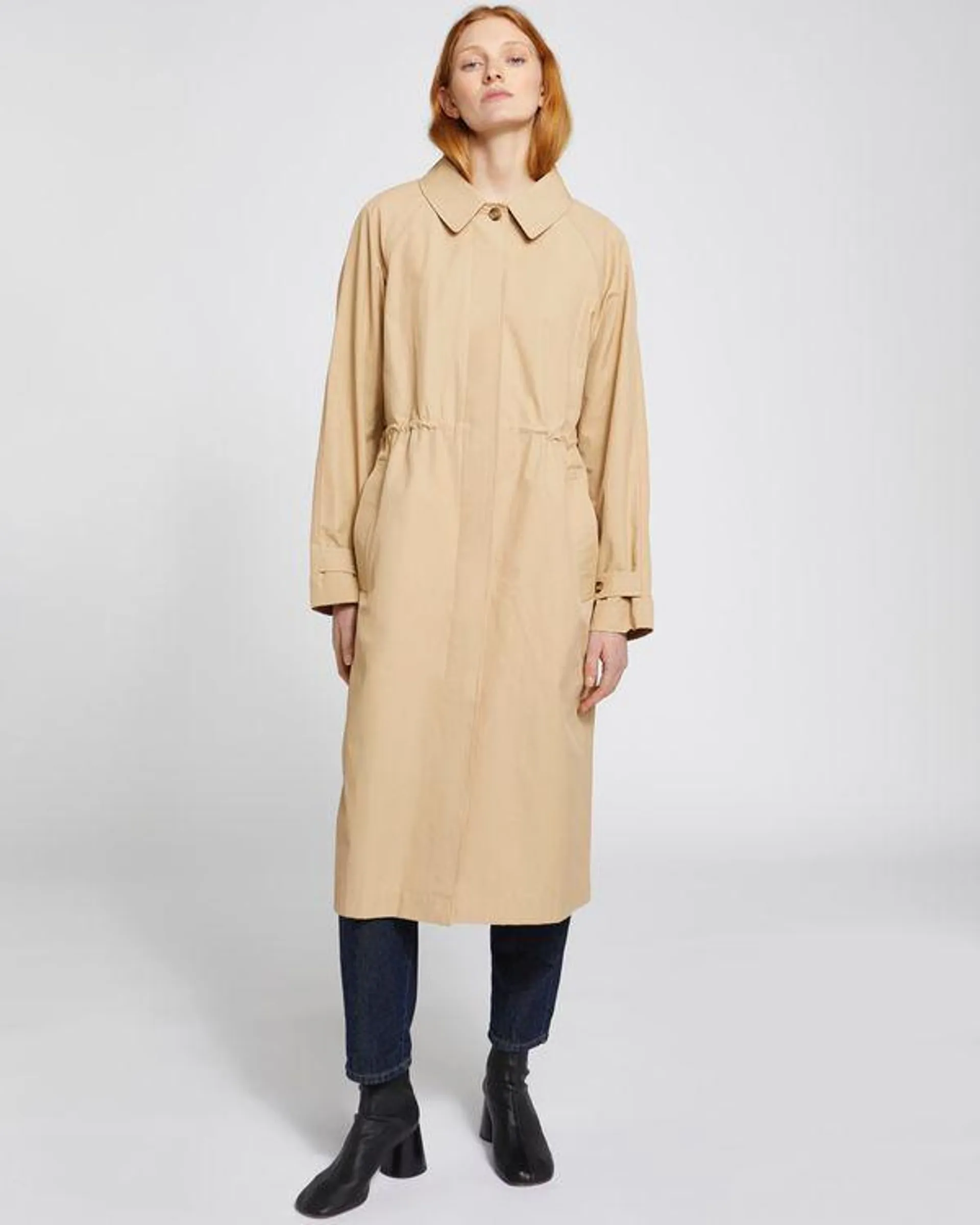 Carolyn Donnelly The Edit Cotton Blend Trench Coat