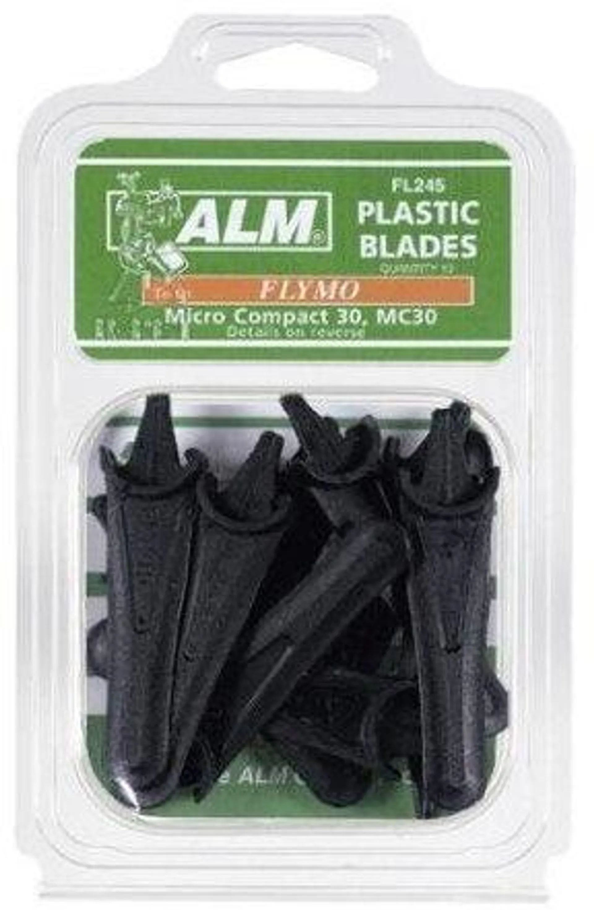 ALM FL245 10 X Plastic blades for Flymo