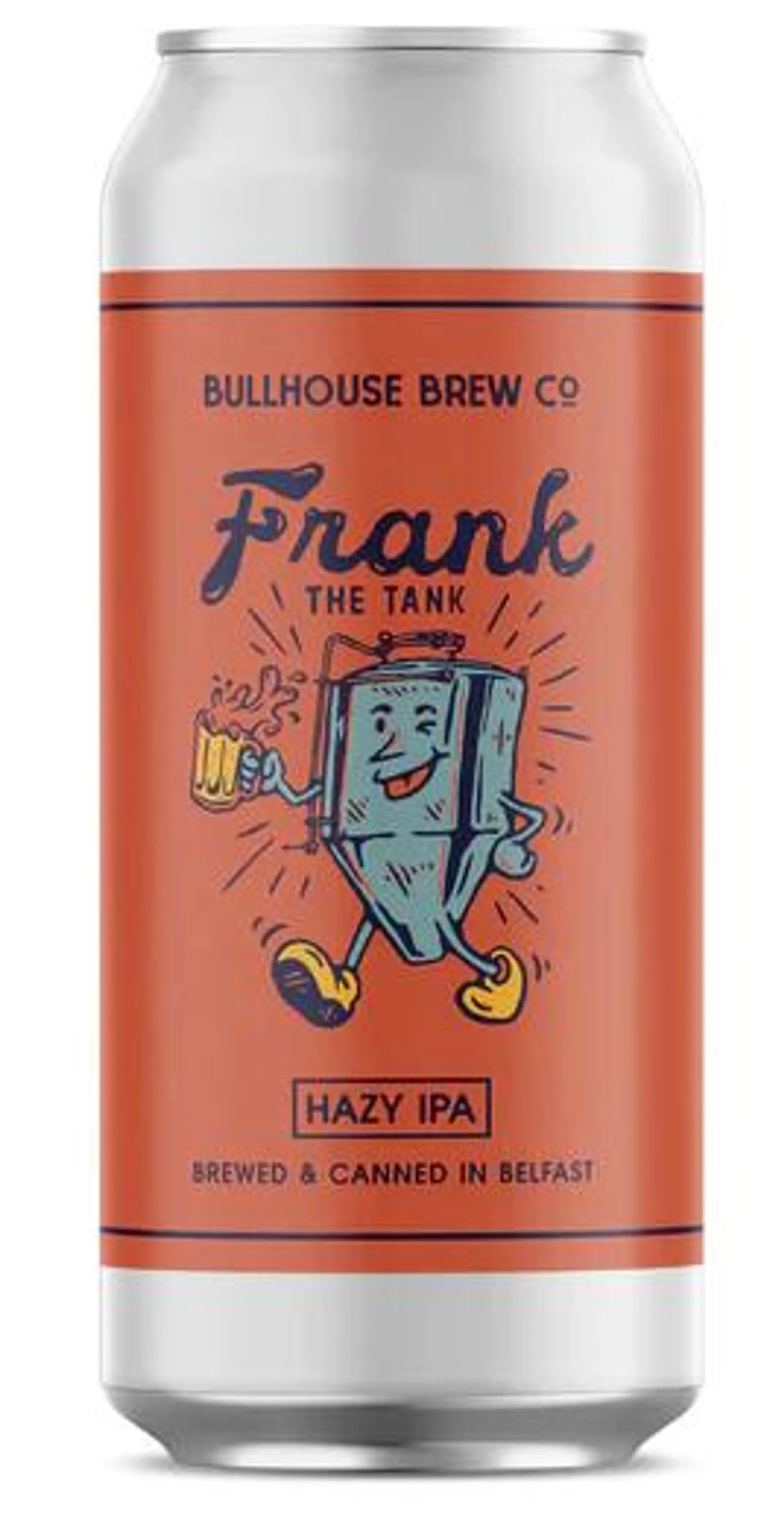 Bullhouse Brew- Frank the Tank Hazy IPA 5% ABV 440ml Can