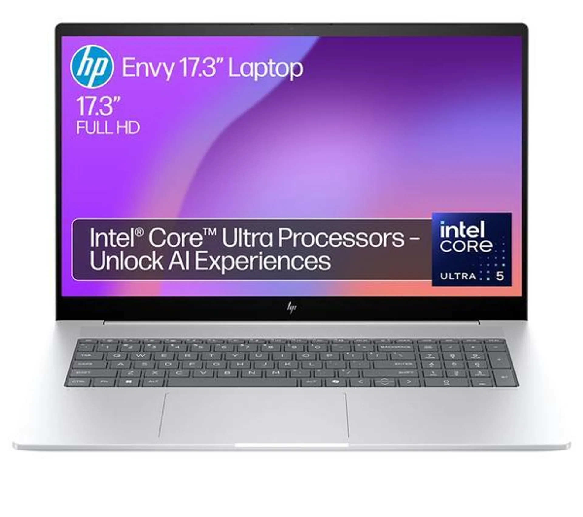HP ENVY 17-da0503sa 17.3" Laptop - Intel® Core™ Ultra 5, 512 GB SSD, Glacier Silver