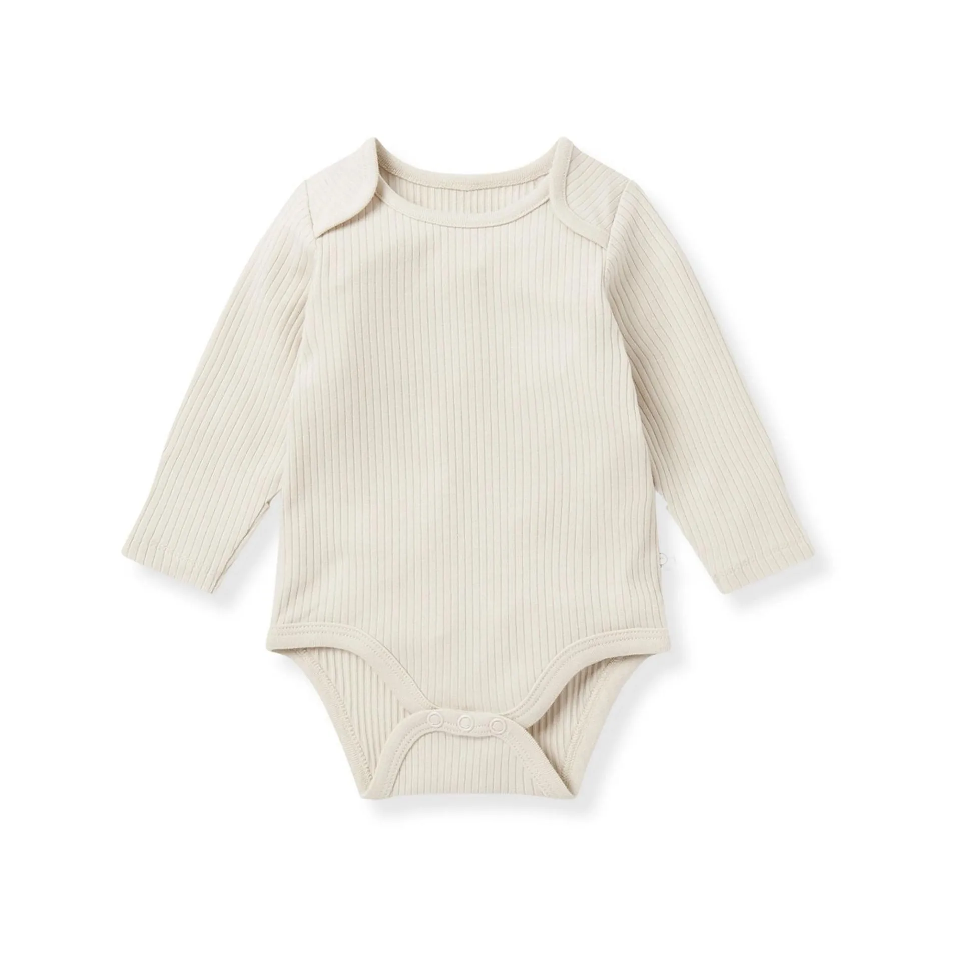 Ribbed Logo Bodysuit