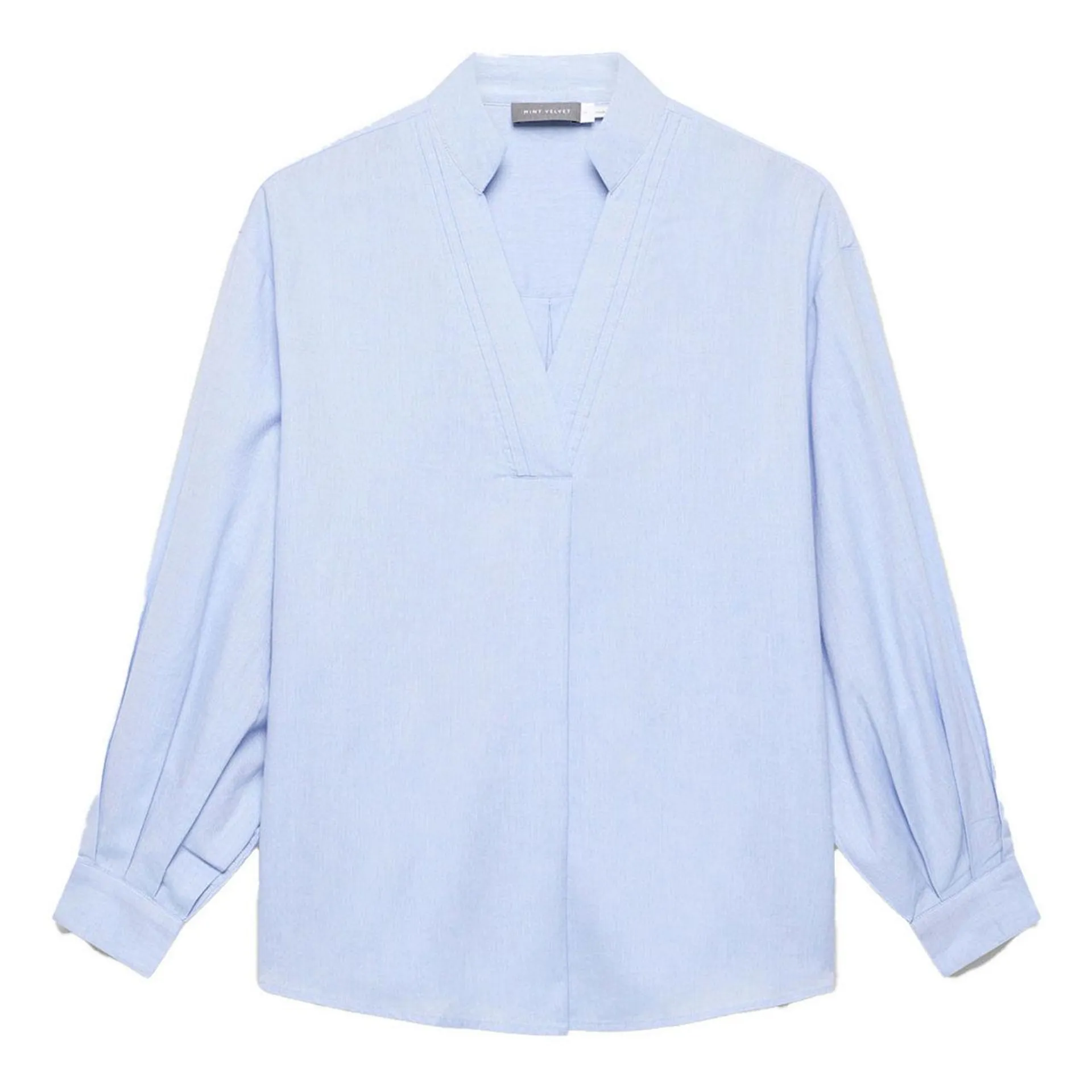 New in MINT VELVET Blue Chambray Blouse €89.00