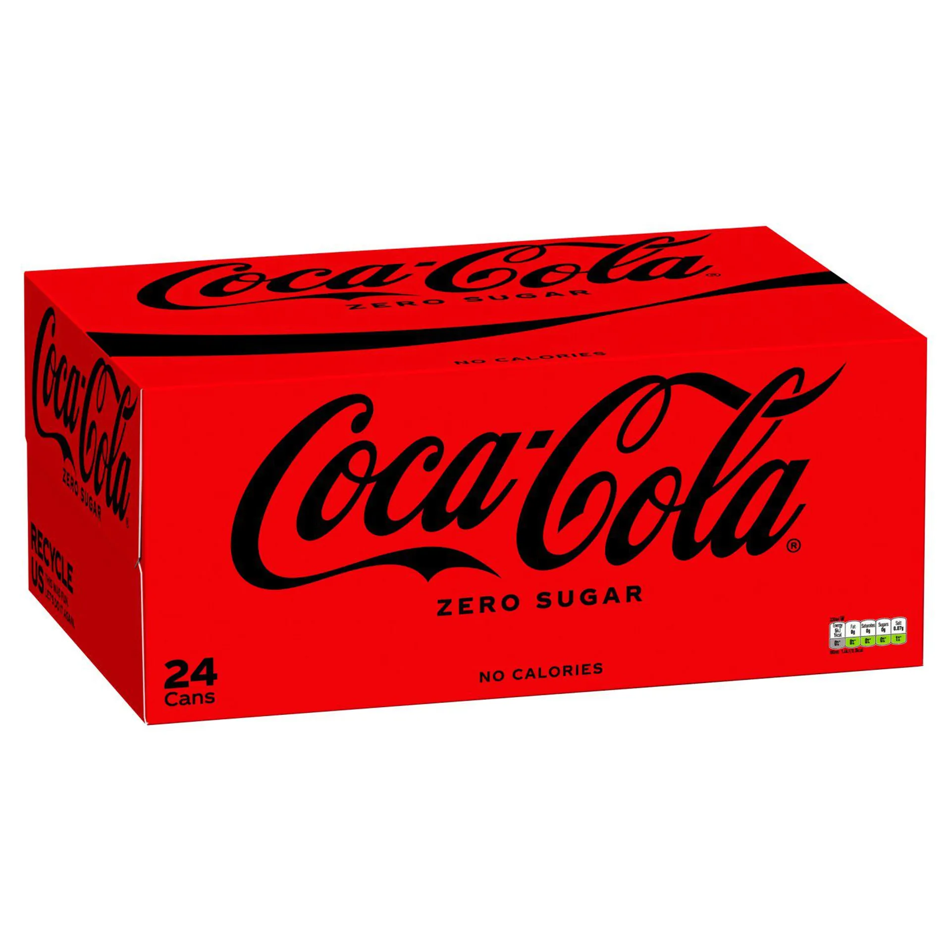 Coca-Cola Zero Sugar Cans 24 Pack (330 ml)