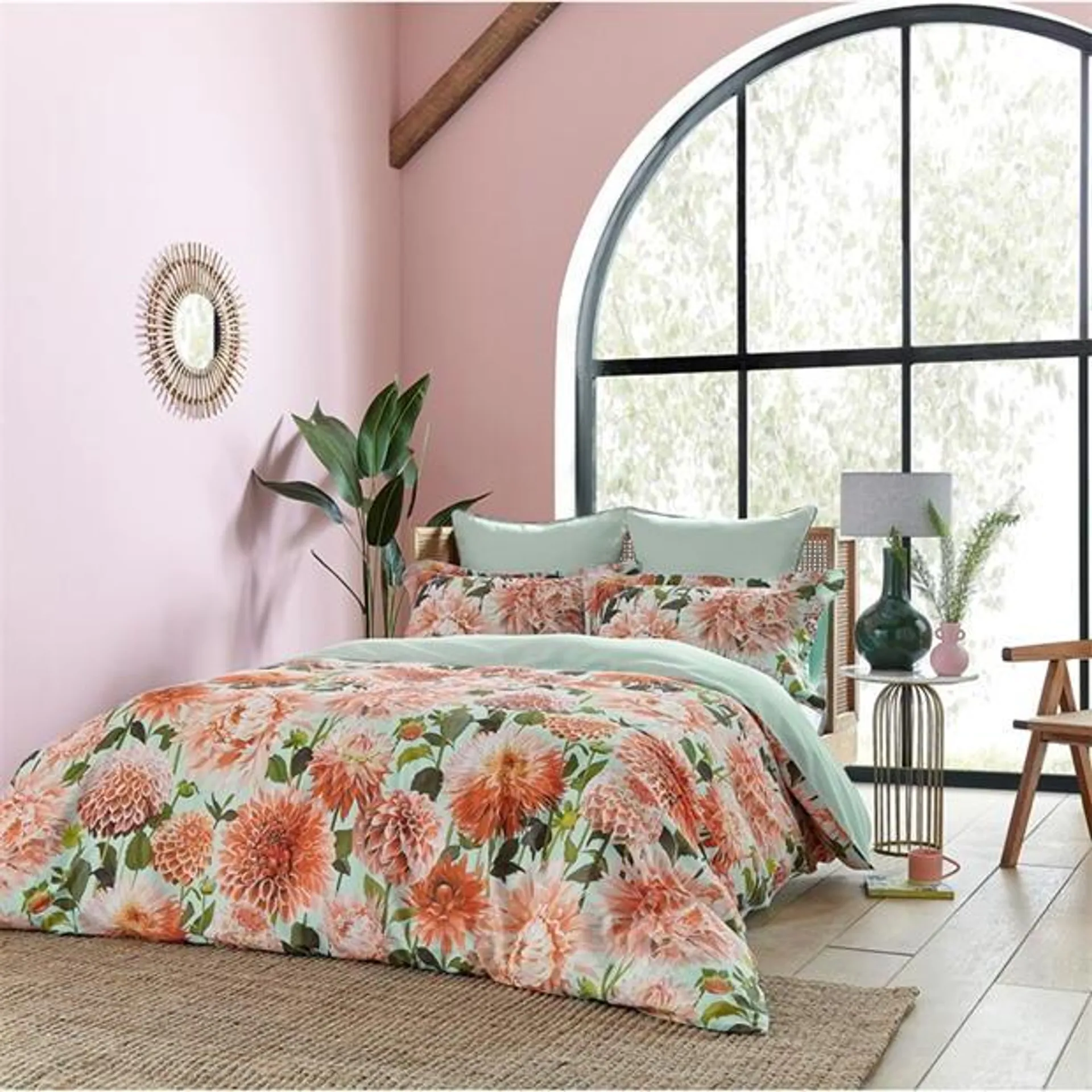 Dahlia Bunch Duvet Cover Set