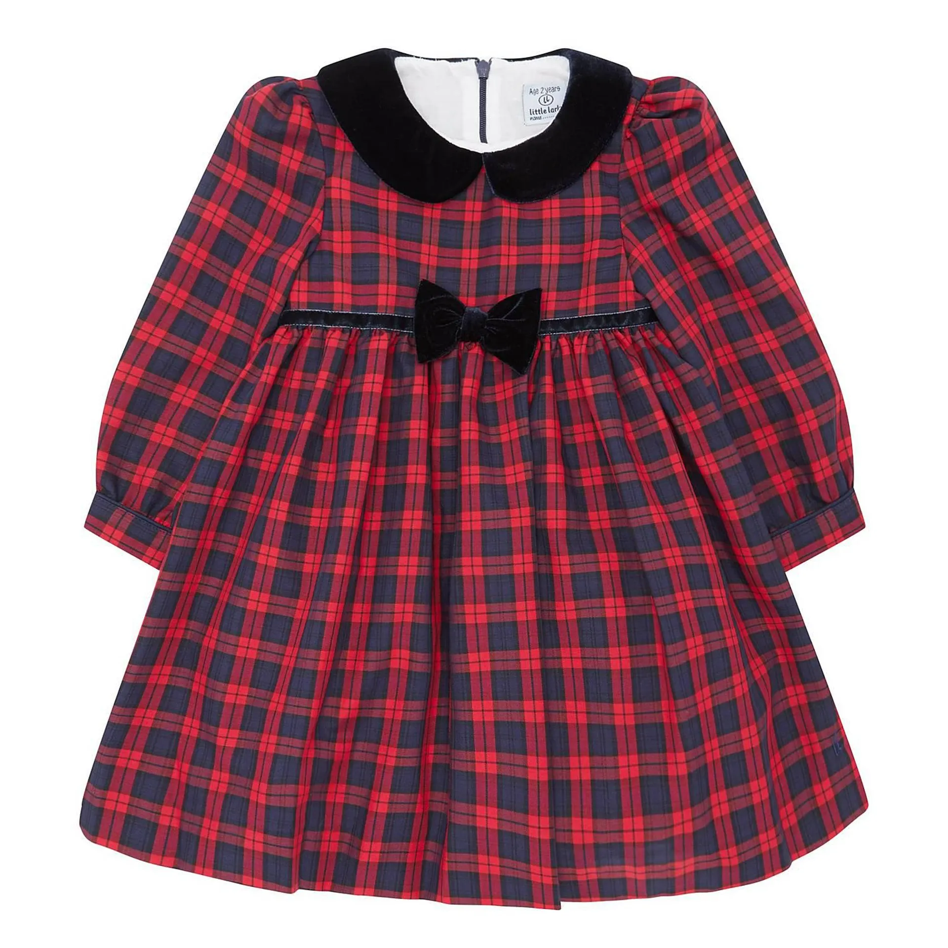 Emilia Red Check Dress