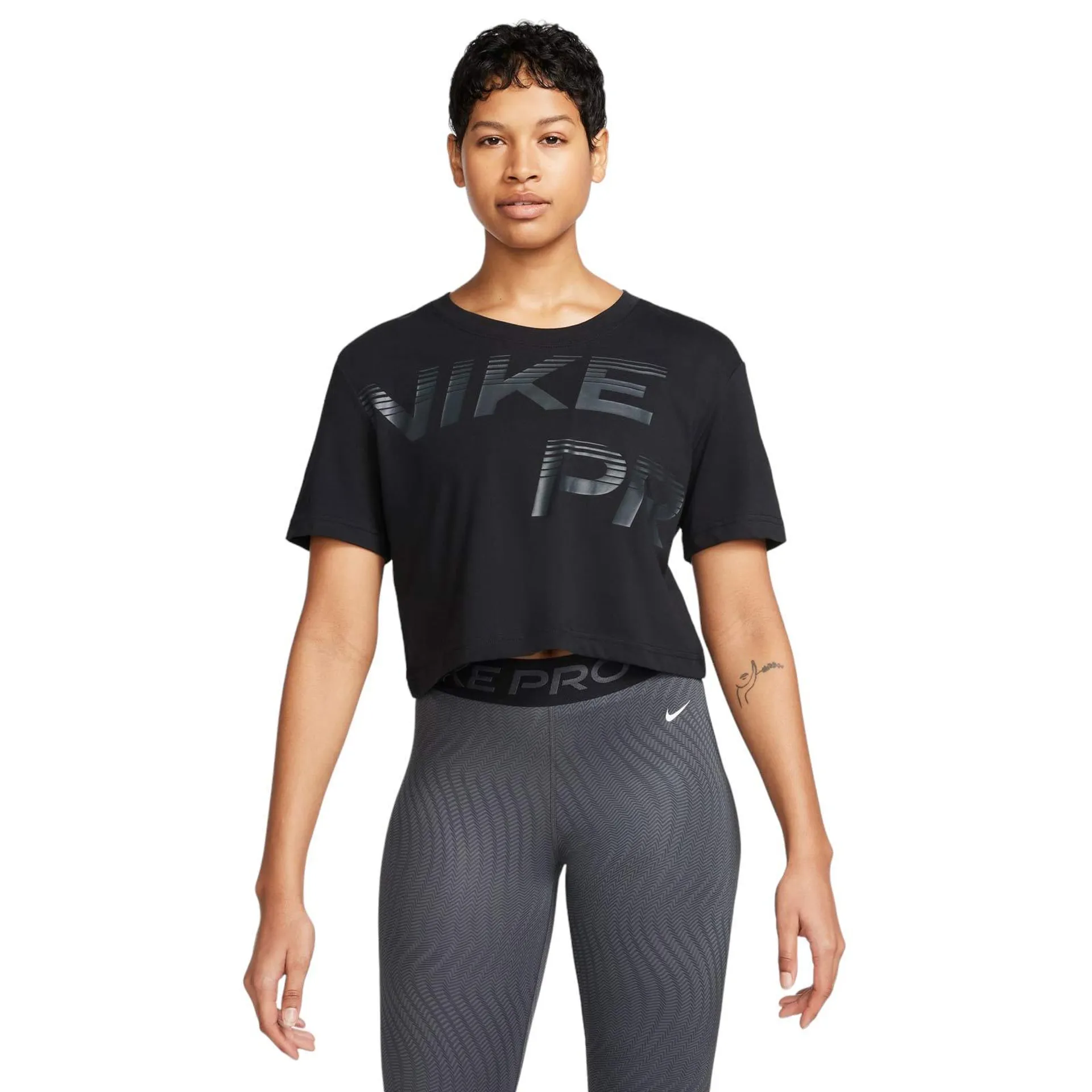 Nike Pro Womens Dri-FIT Graphic Short-Sleeve T-Shirt