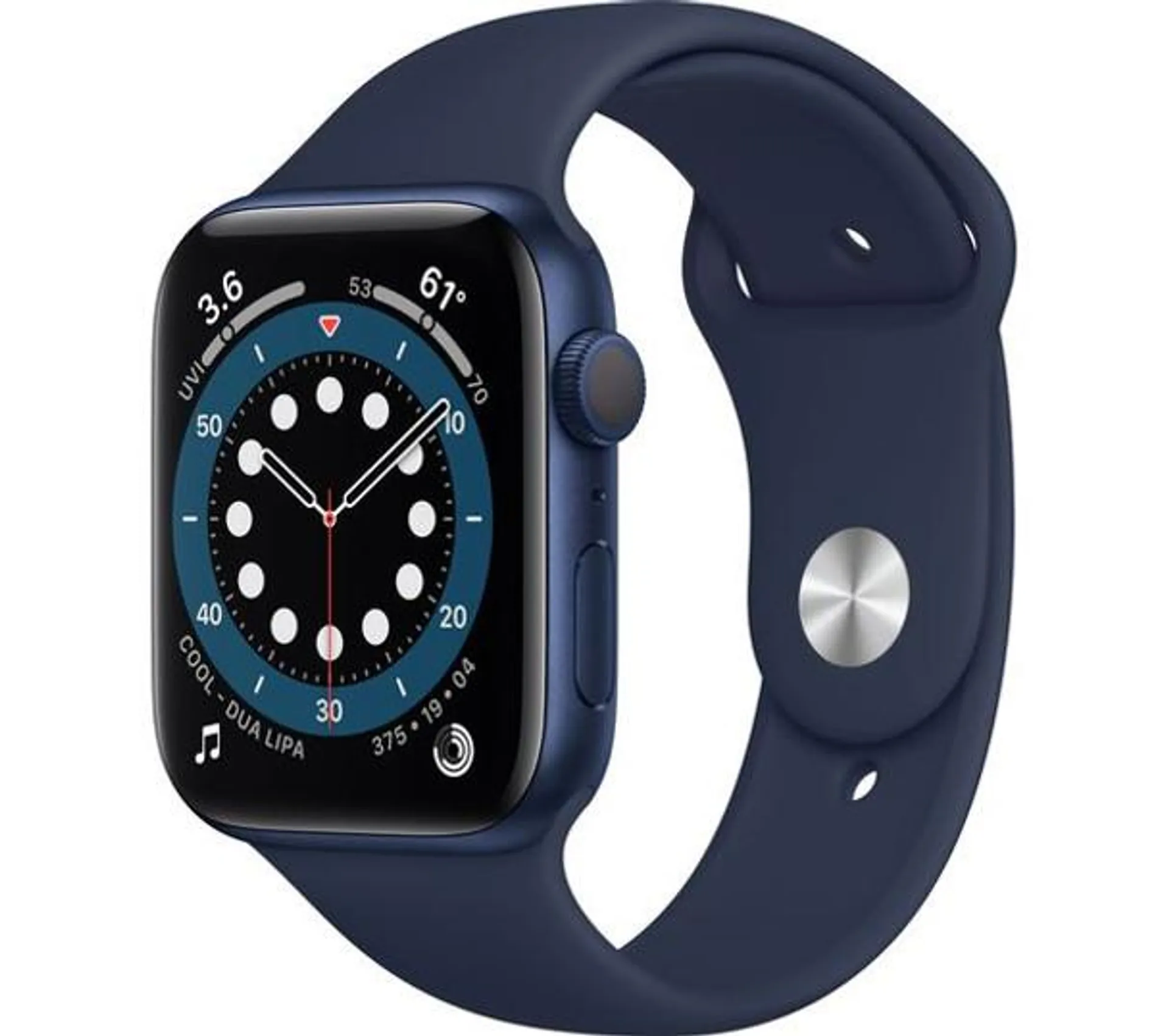 Apple Watch Series 6 GPS | 44mm | M00J3B/A | Blue with Deep Navy Sports Band