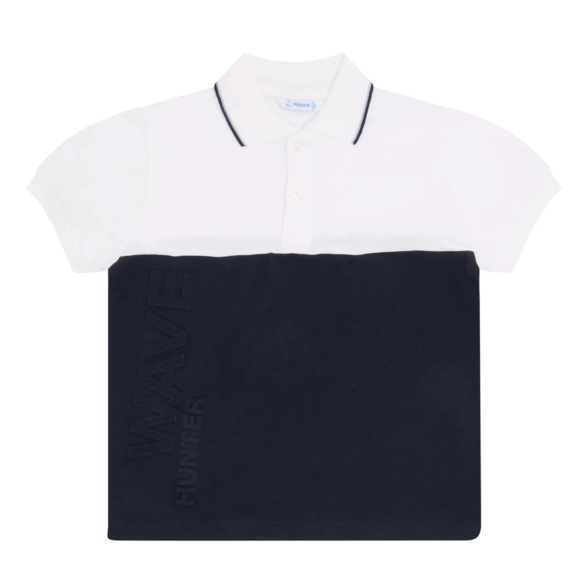 Wave Two-Tone Polo Shirt