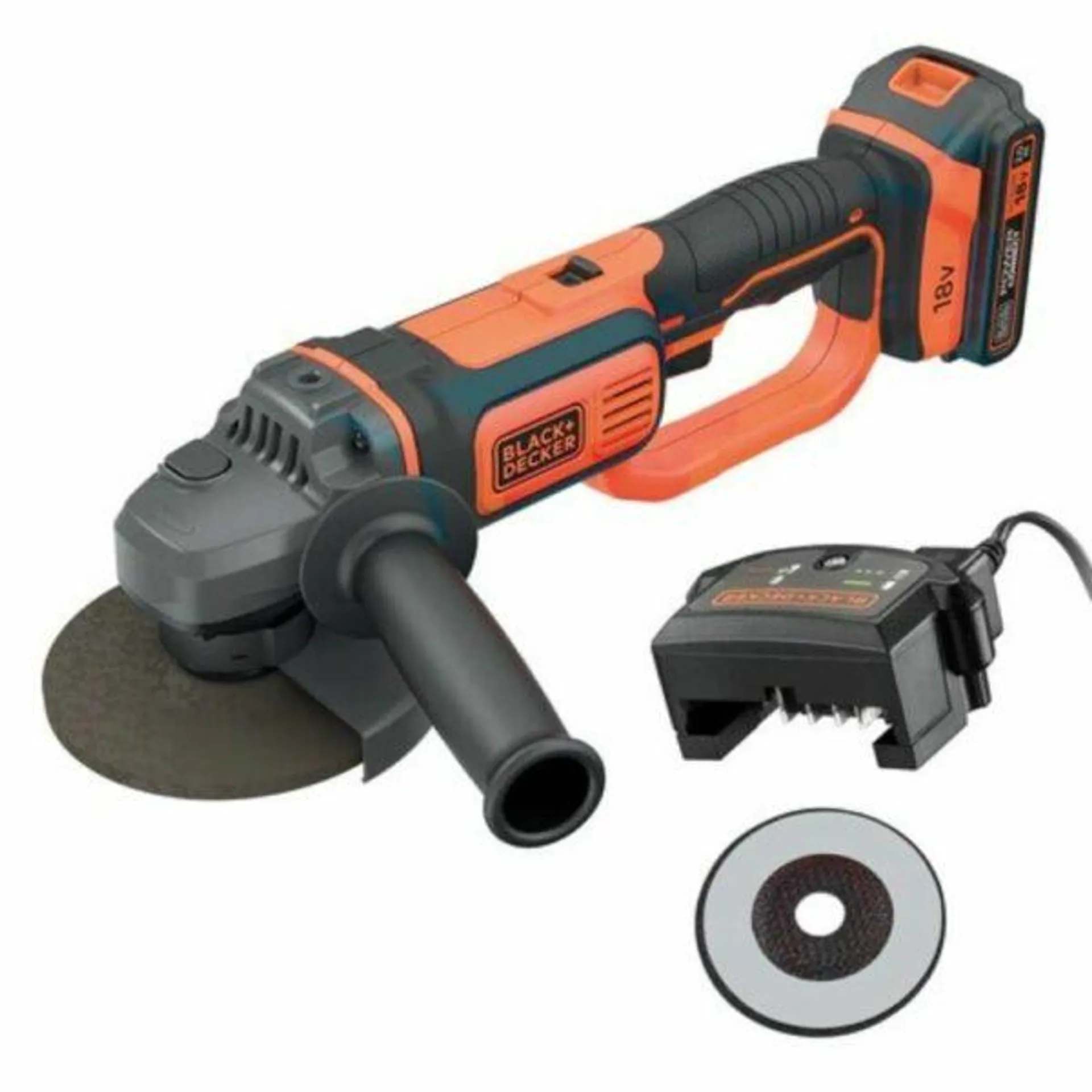 BD 18V Grinder with 2Ah Battery and 400mA Charger -BCG720D13
