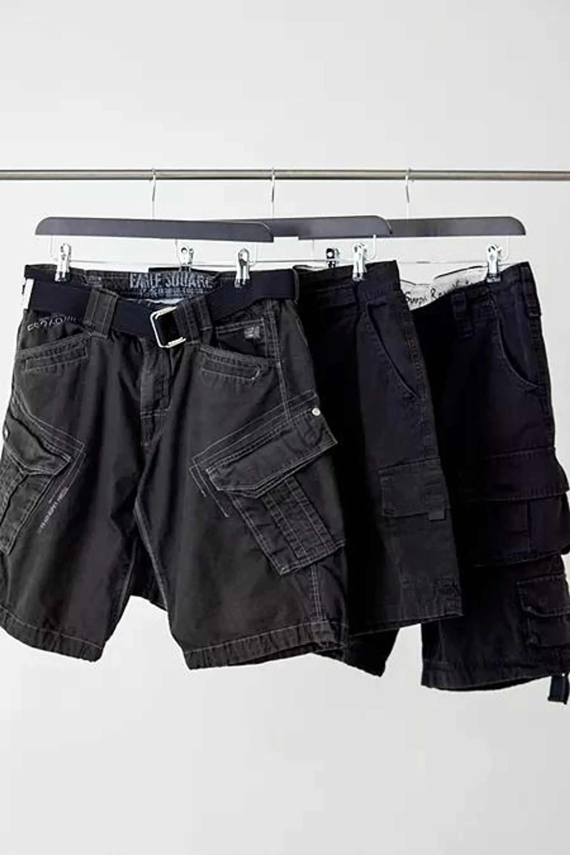 Urban Renewal Vintage Black Cargo Shorts
