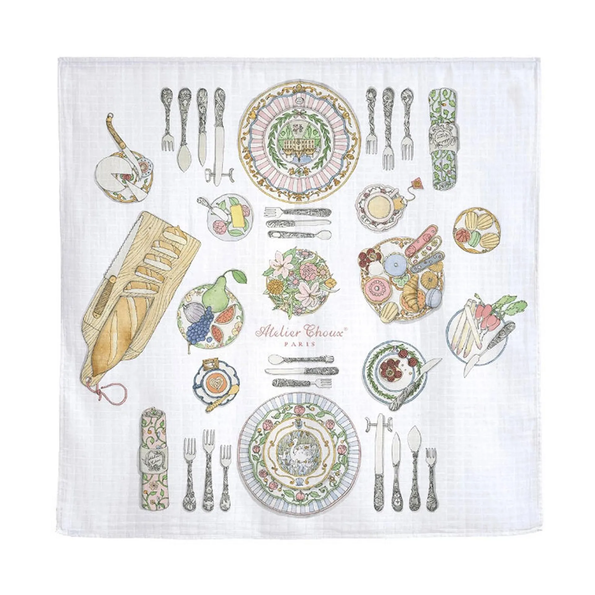 Bon Appetit Swaddle Blanket