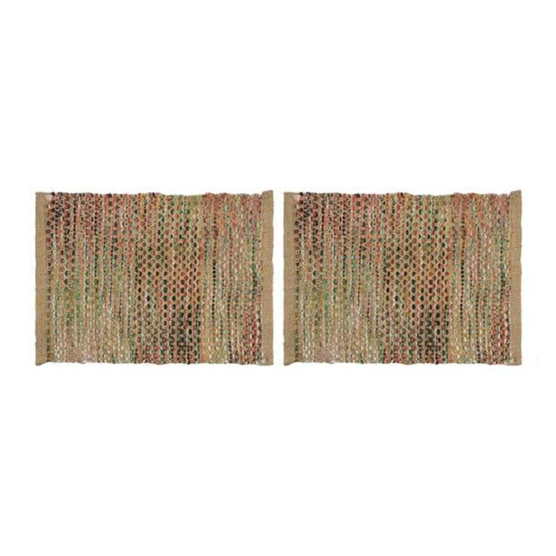 Explorer Multicolour Fabric Placemat - Set of 2
