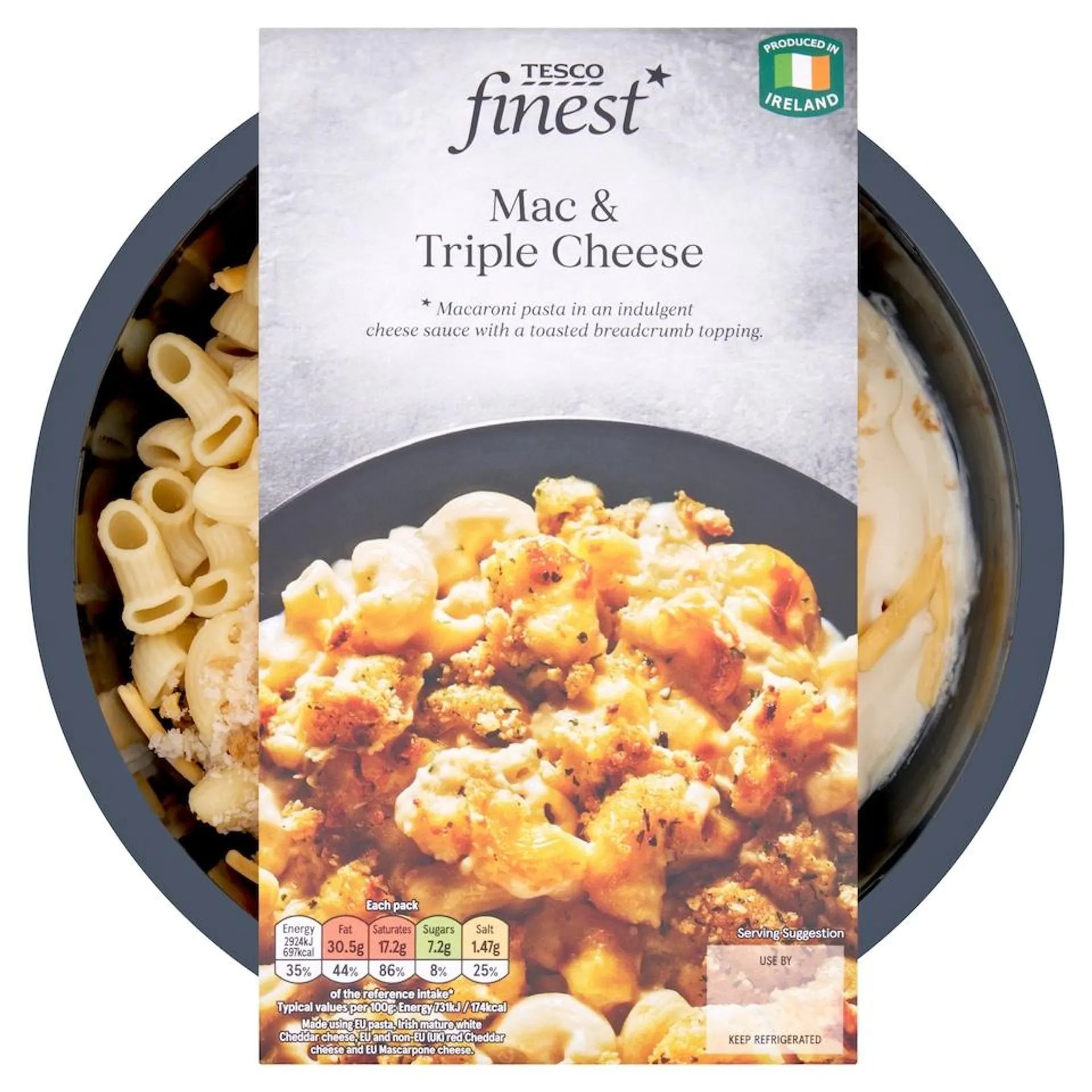 Tesco Finest Mac And Triple Cheese 400G