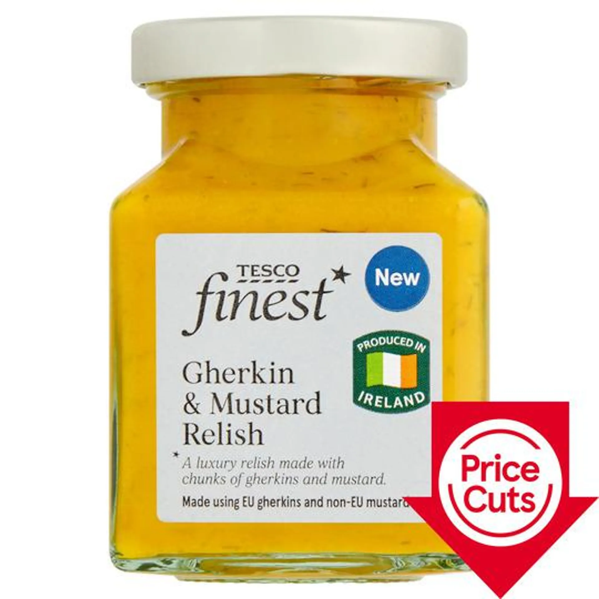 Tesco Finest Gherkin And Mustard Relish 190G