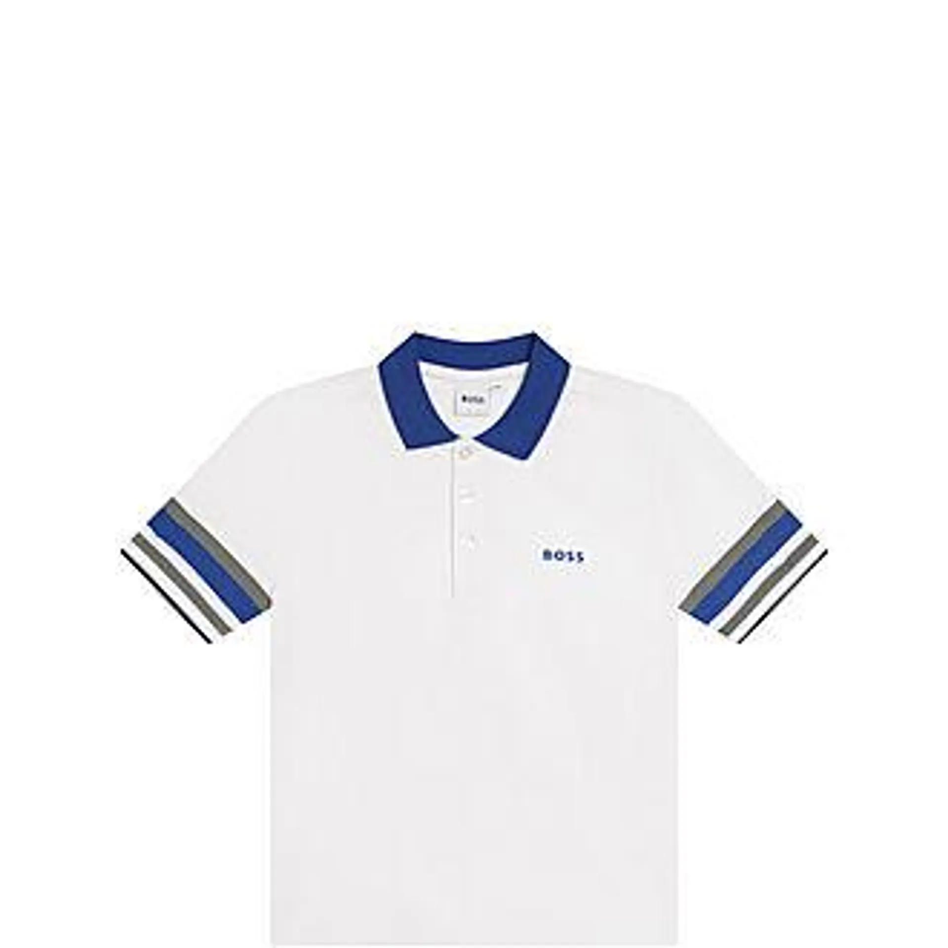 Contrast Collar Polo Shirt