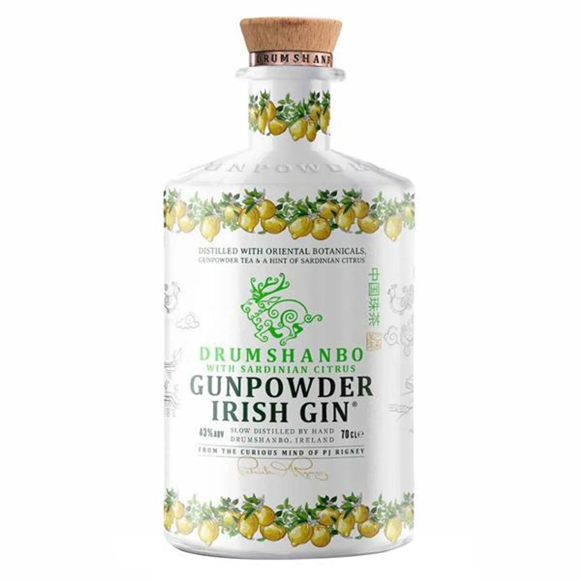 Gunpowder Sardinian Citrus Gin Ceramic | 700ml | 43% vol