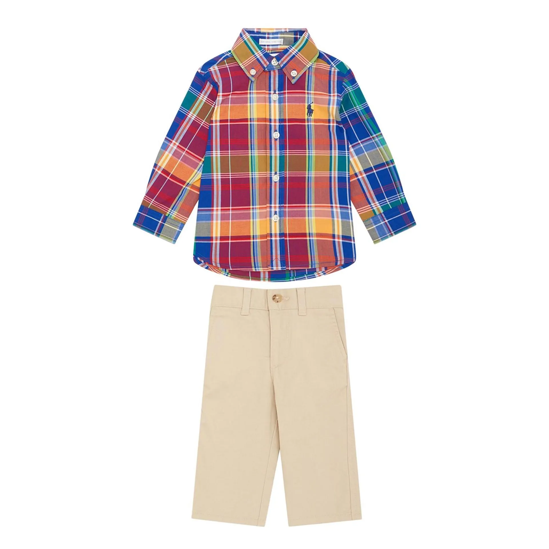 Two-Piece Shirt and Chinos Set 6-24 Months