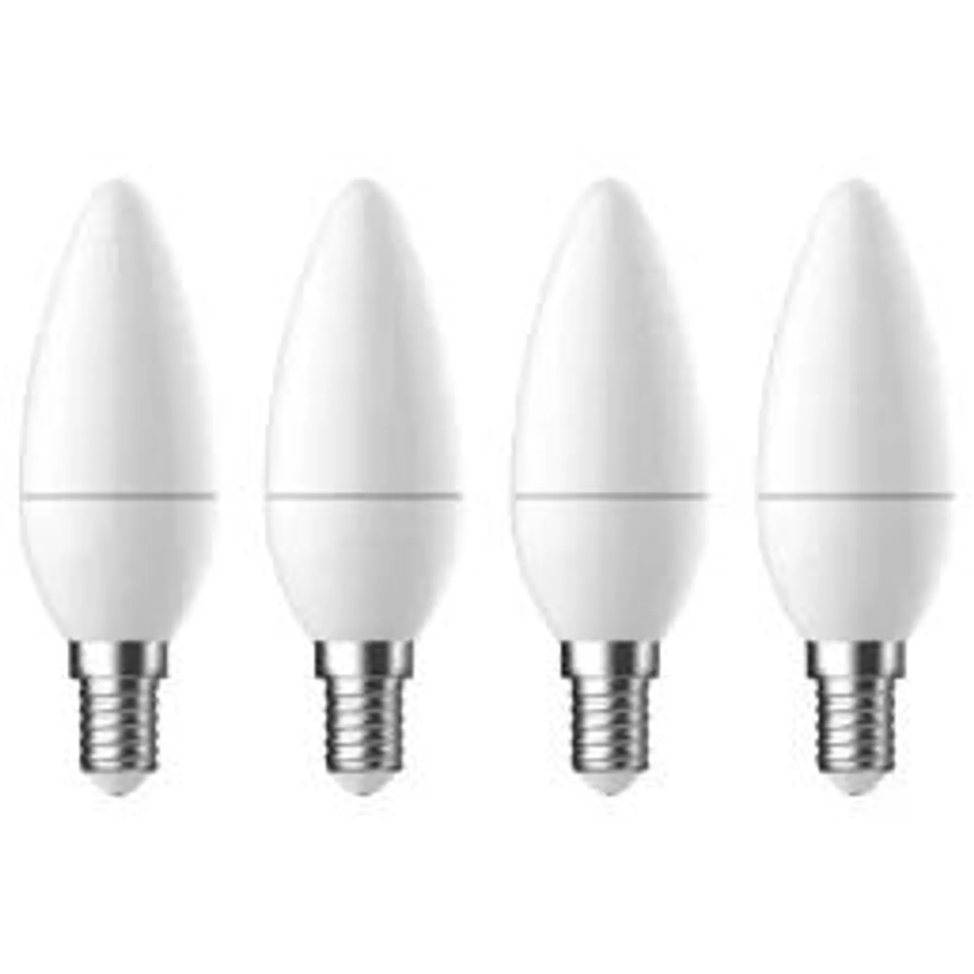 LAP SES Candle LED Light Bulb 470lm 4.2W 4 Pack