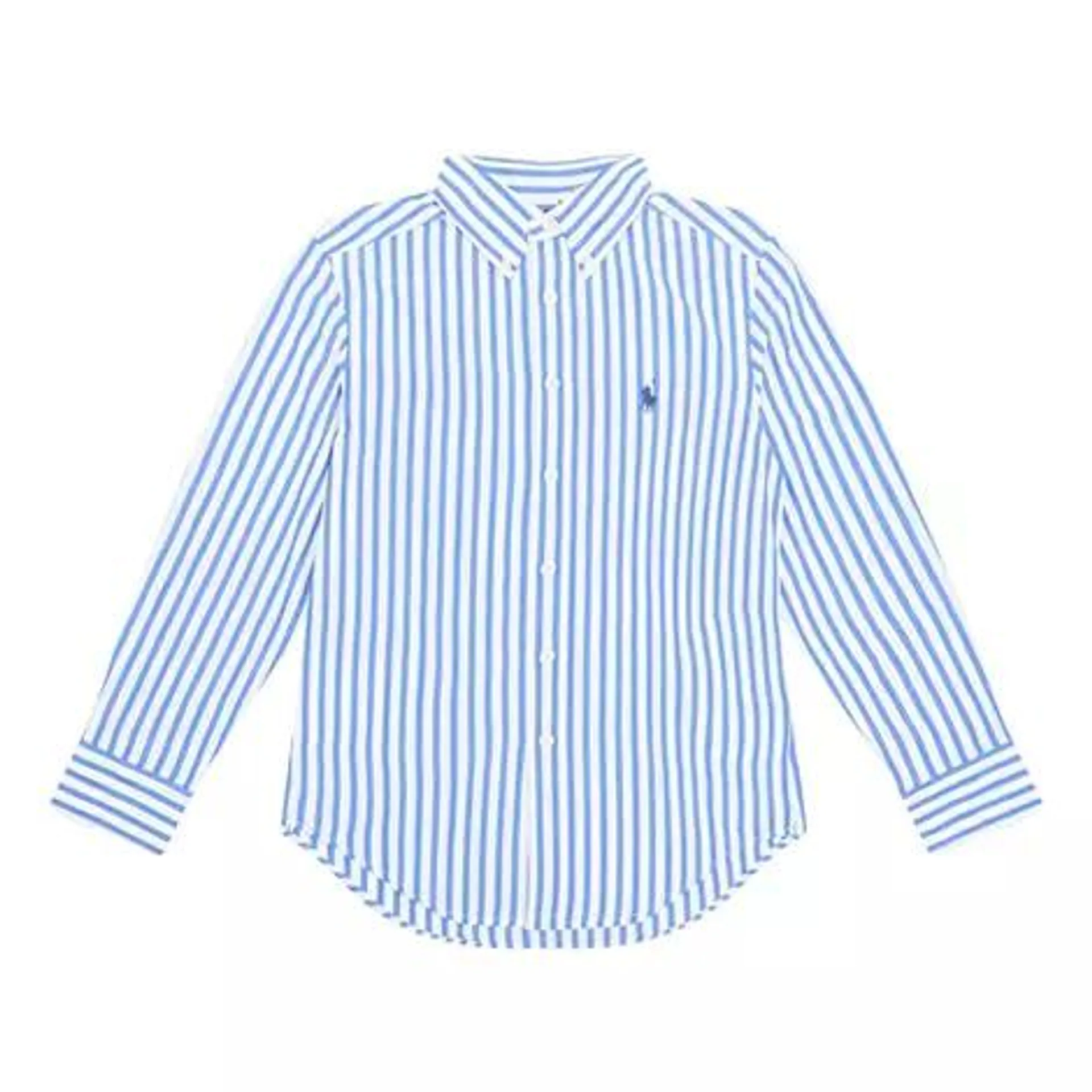 Striped Embroidered Logo Shirt