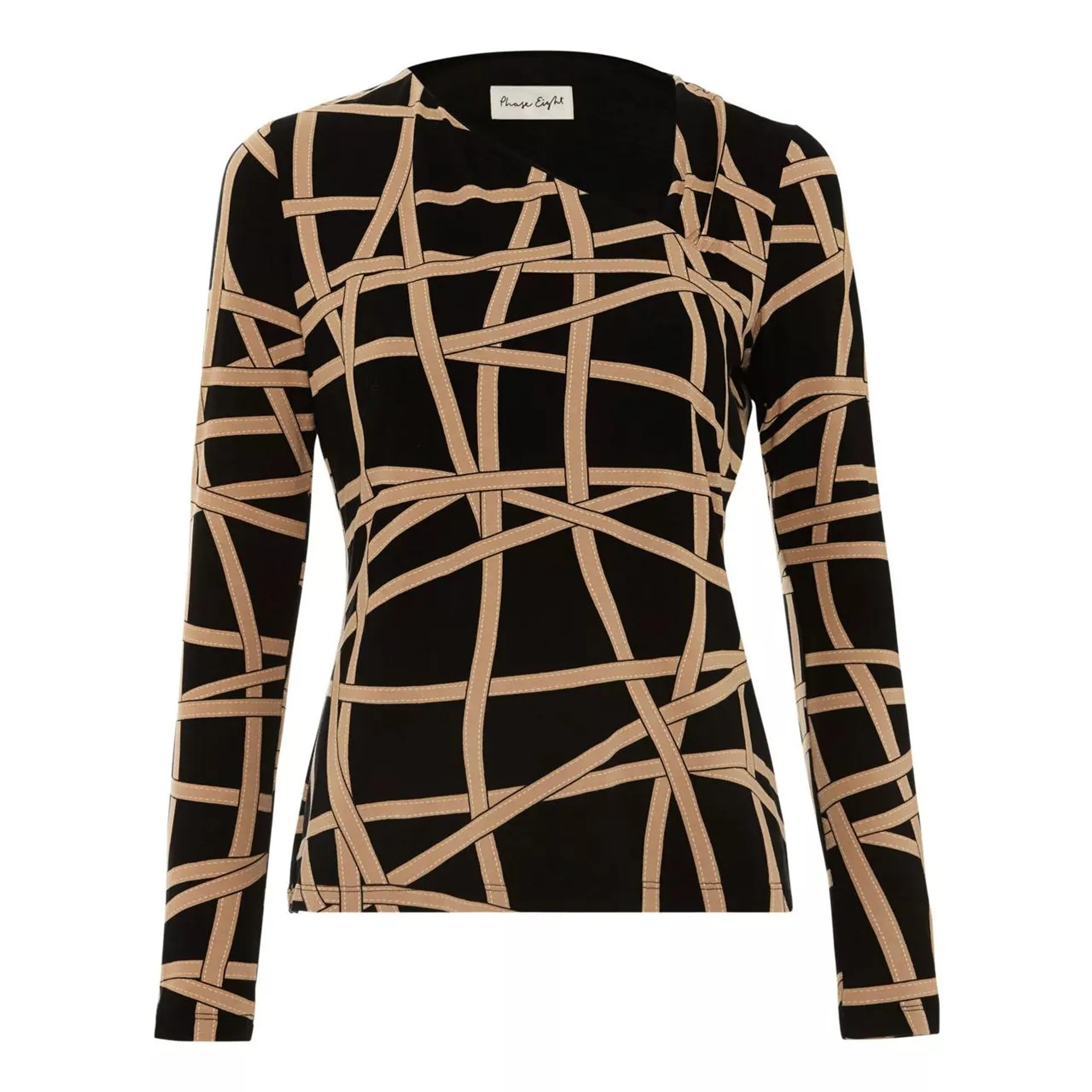 New in PHASE EIGHT Lilah Asymmetric Ribbon Top €65.00