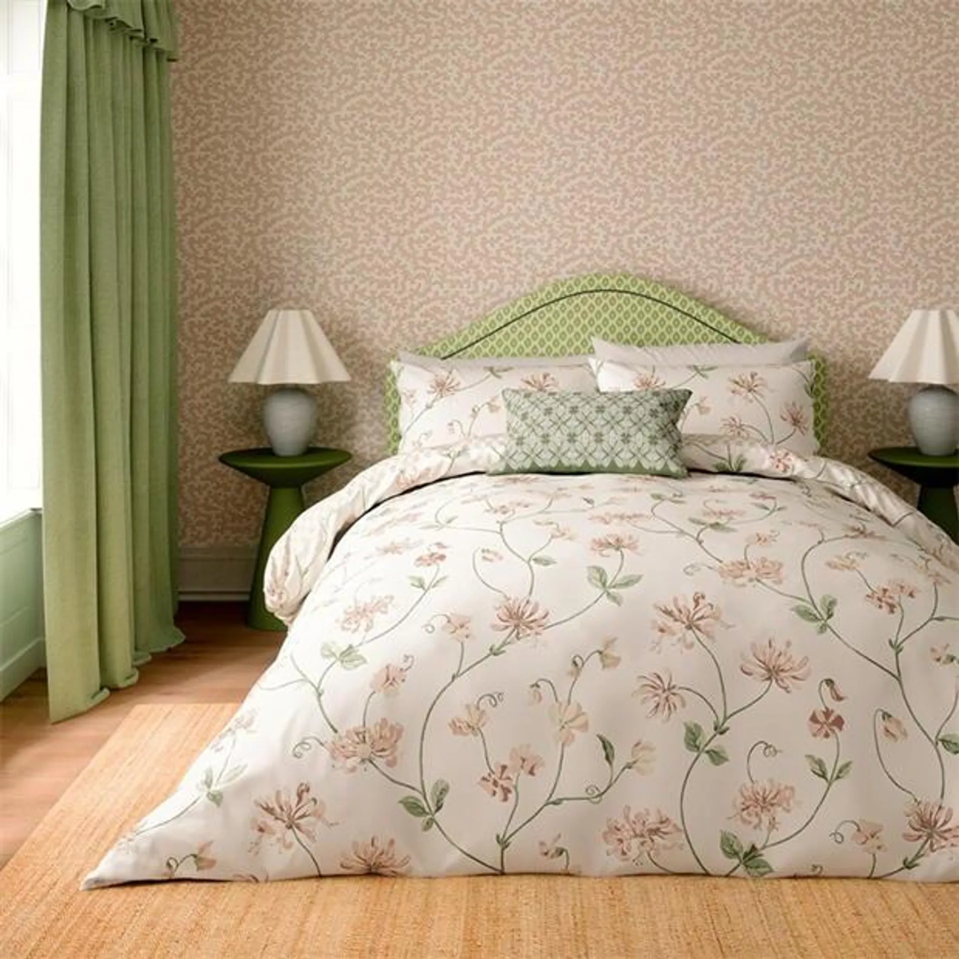 Honeysuckle & Sweetpea Duvet Cover Set