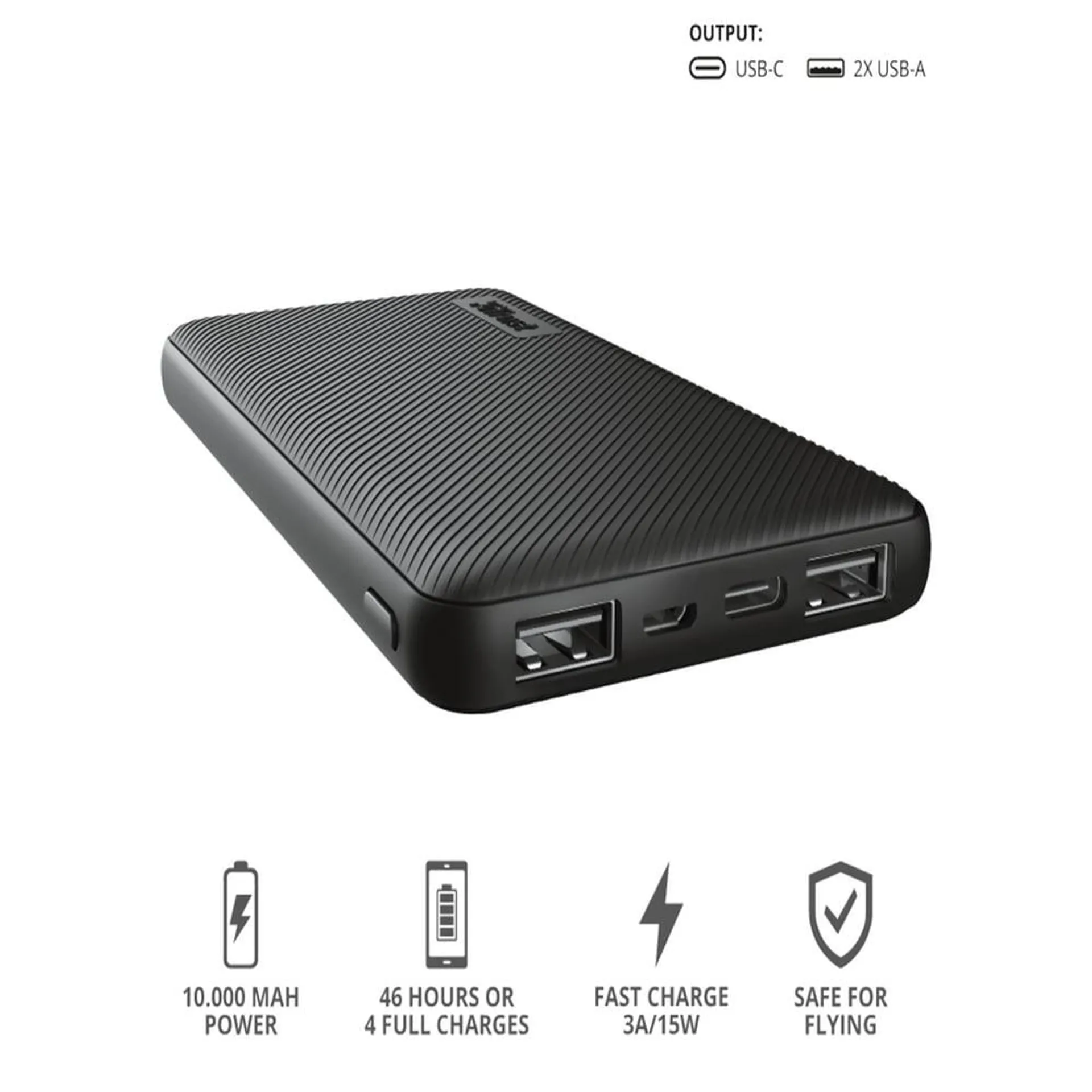 TRUST 10000MAH SLIM ECO POWERBANK