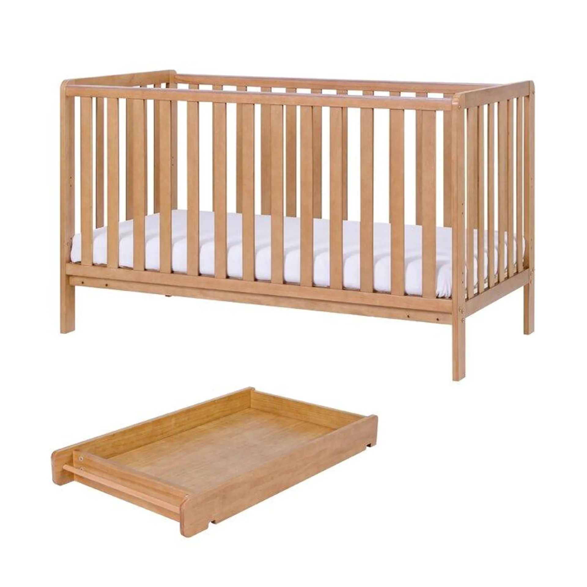 Malmo Cot Bed with Mattress
