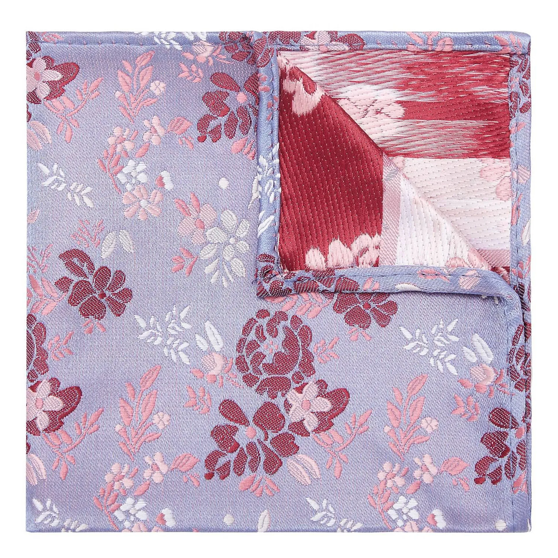 3D Floral Print Pocket Square