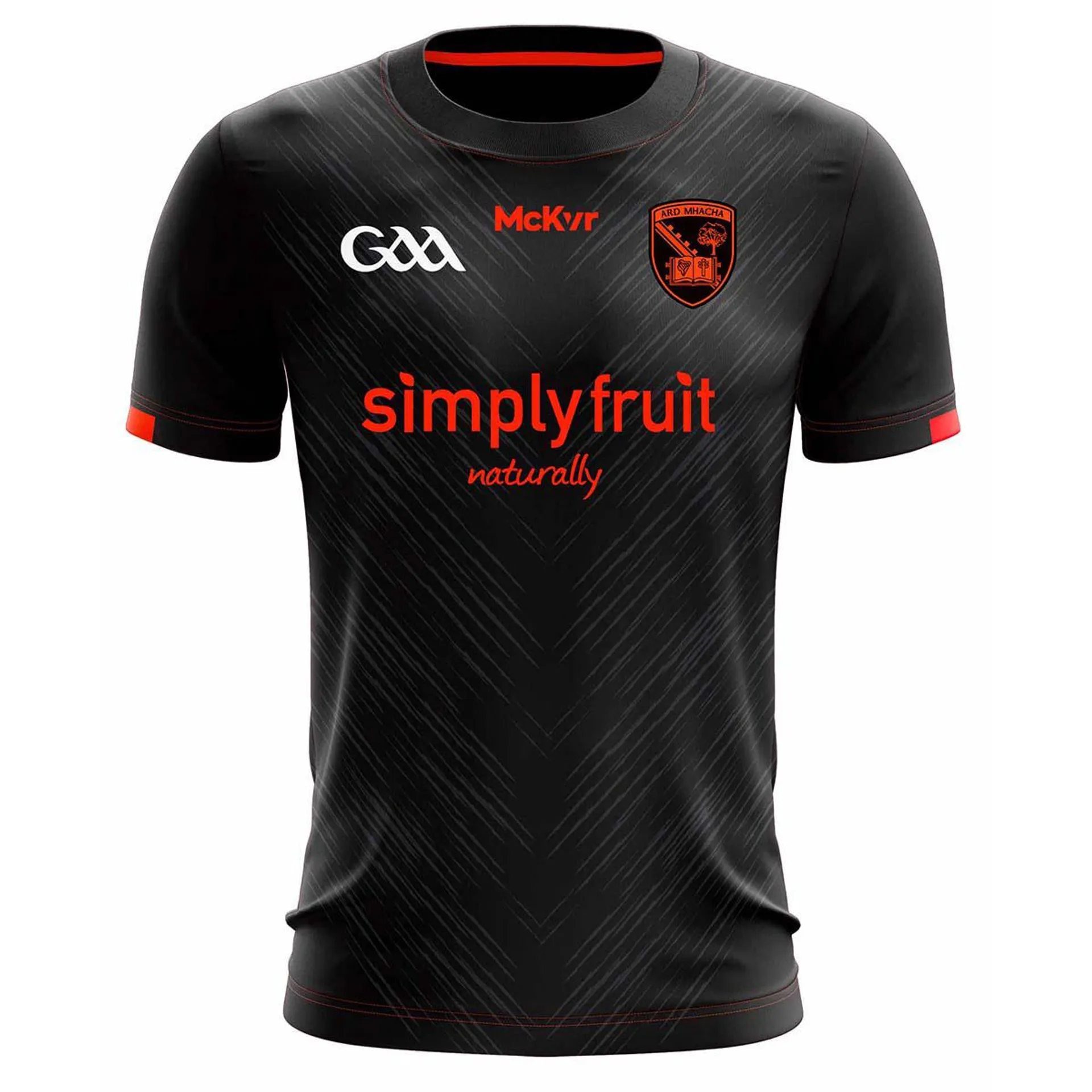 Mc Keever Armagh GAA Official Away Jersey - Womens - Black/Orange