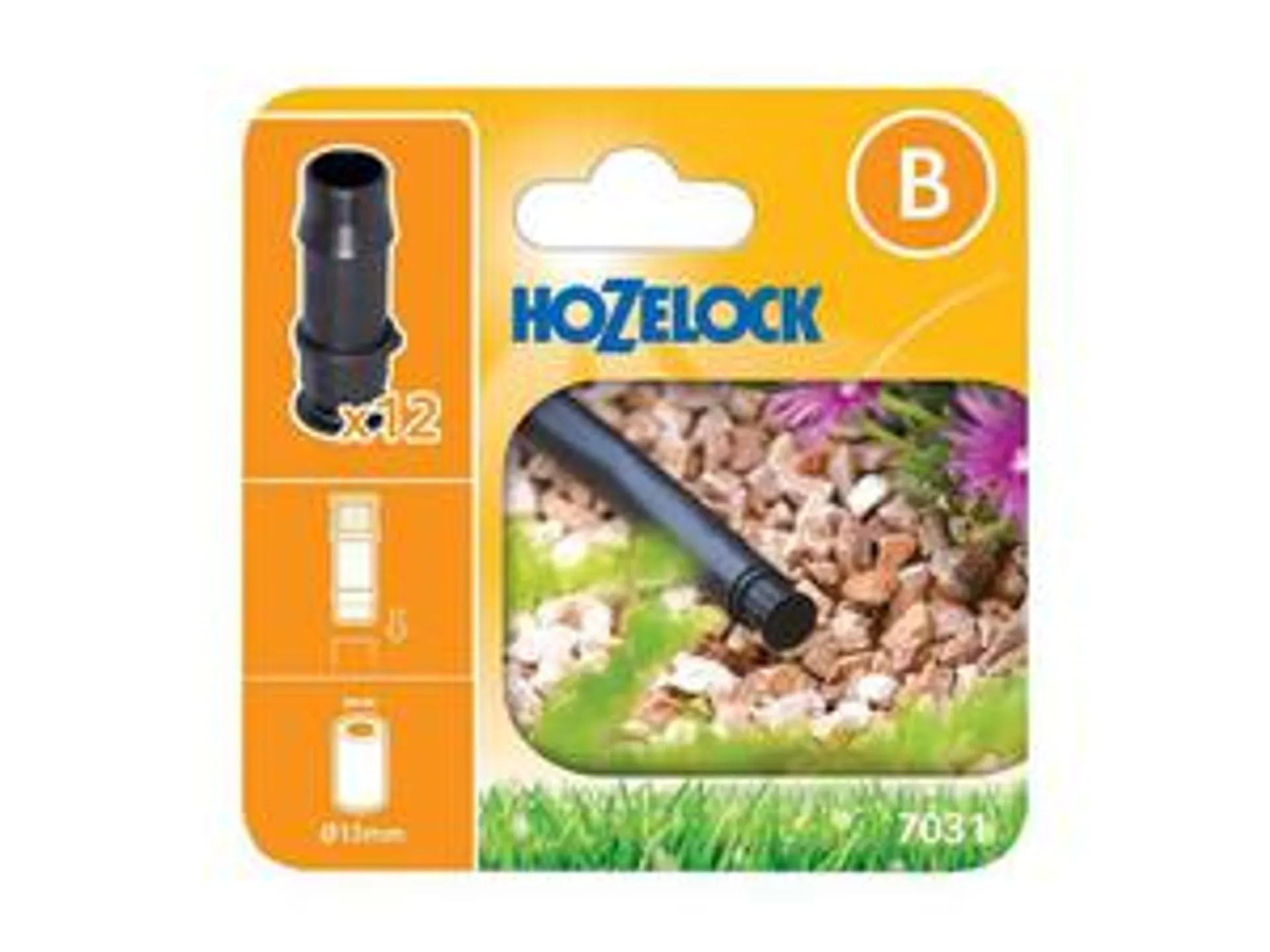 Hozelock 7031 End Plug 13mm Pack 12 HOZ70310012