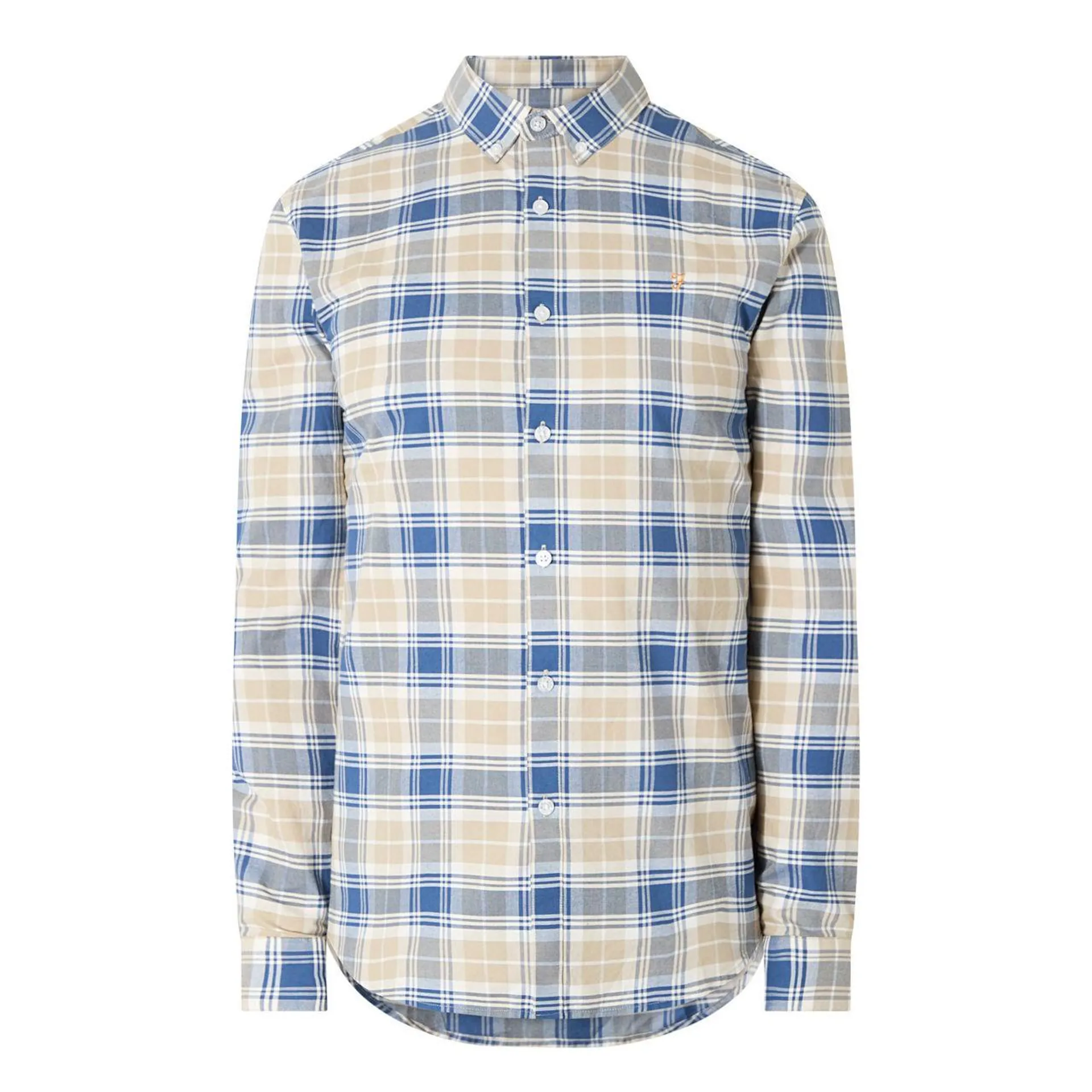 New in FARAH VINTAGE Brewer Logo Check Shirt €90.00