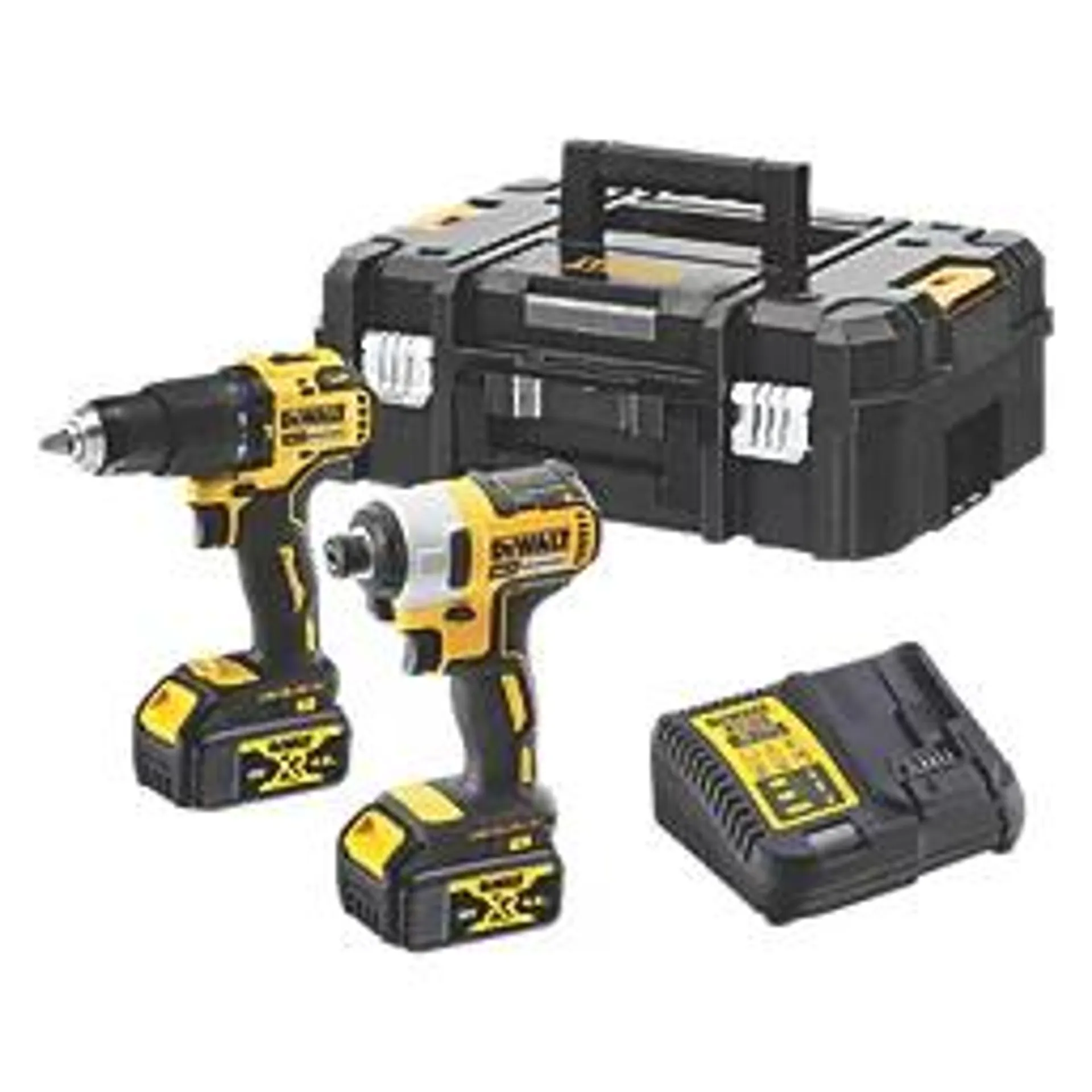 DeWalt DCK2060M2T-SFGB 18V 2 x 4.0Ah Li-Ion XR Brushless Cordless Twin Pack